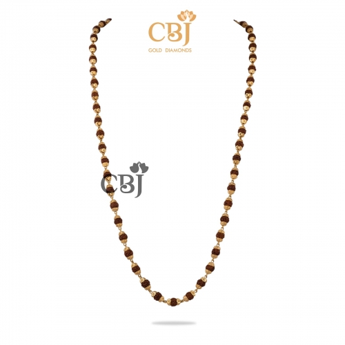 A simple rudraksha mala which is an ideal everyday wear.