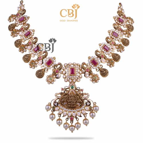 gundla mala with lakshmi pendant