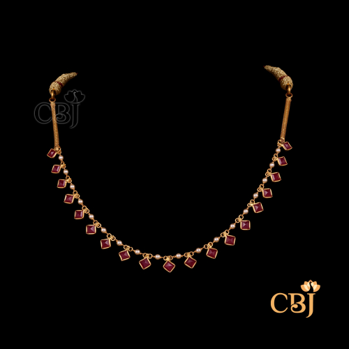 Light weight Ruby Necklace