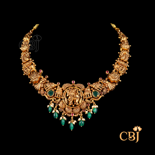   Nakshi Light Weight Short Necklace 2