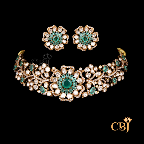 Necklace Light Weight 18Kt Cz