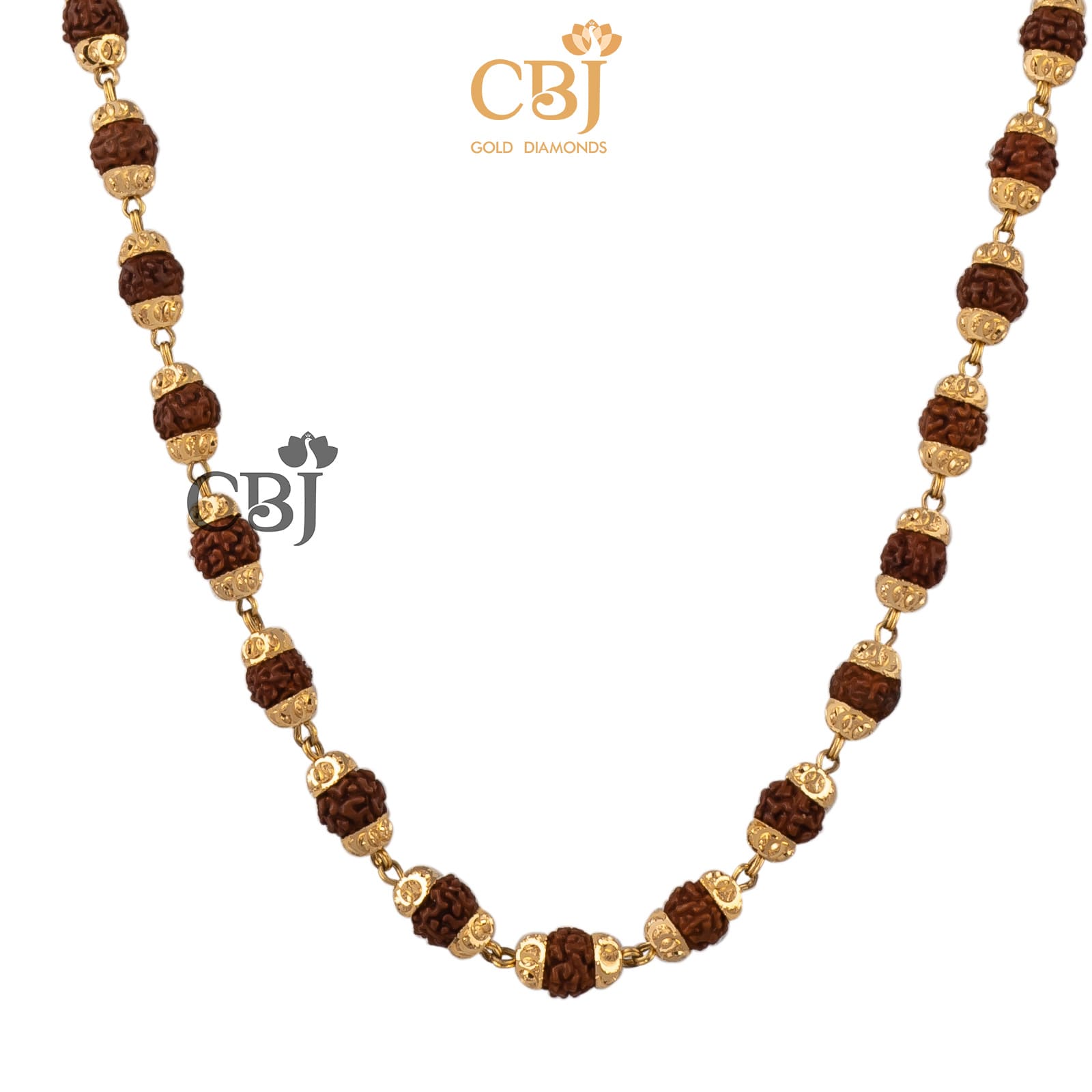 A simple rudraksha mala which is an ideal everyday wear.