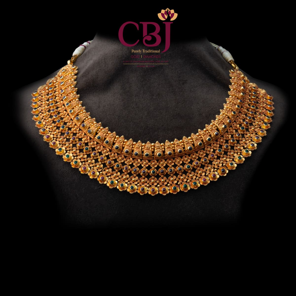 antique gold link necklace chain