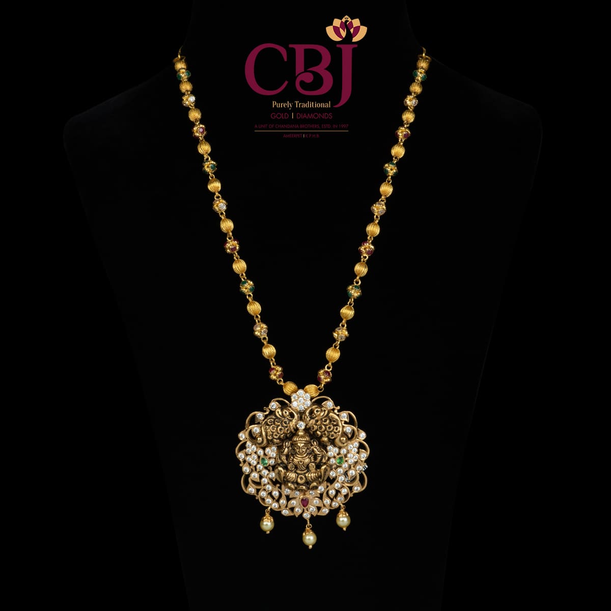 antique laxmi pendant