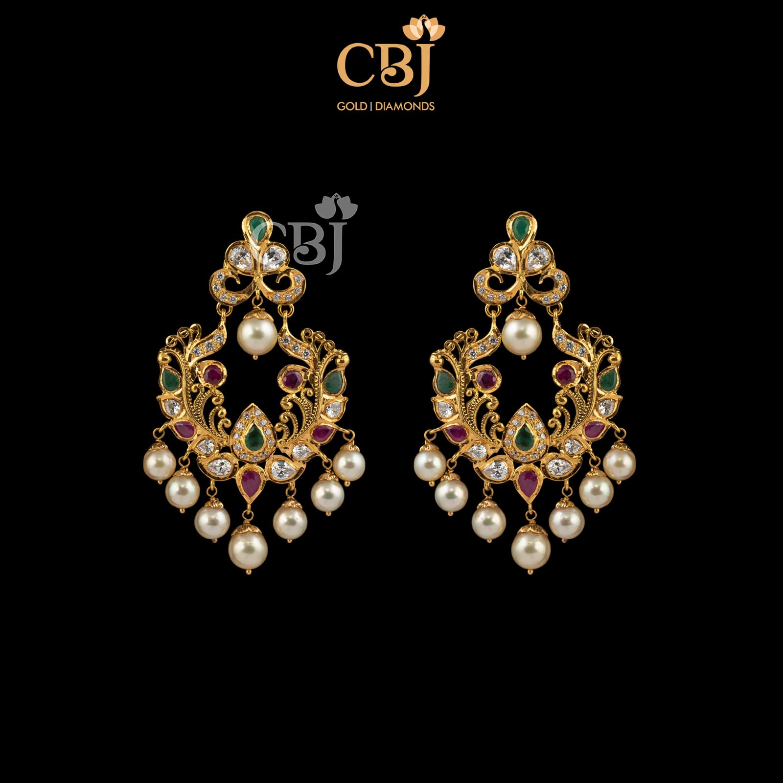 chandbali earrings gold with weight