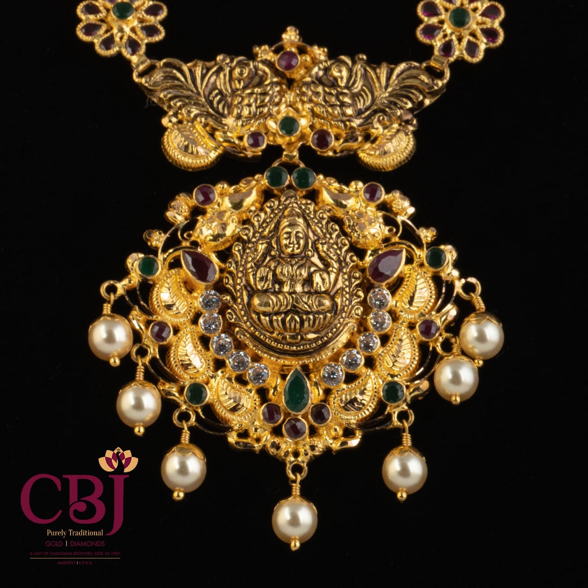 lakshmi necklace gold price
