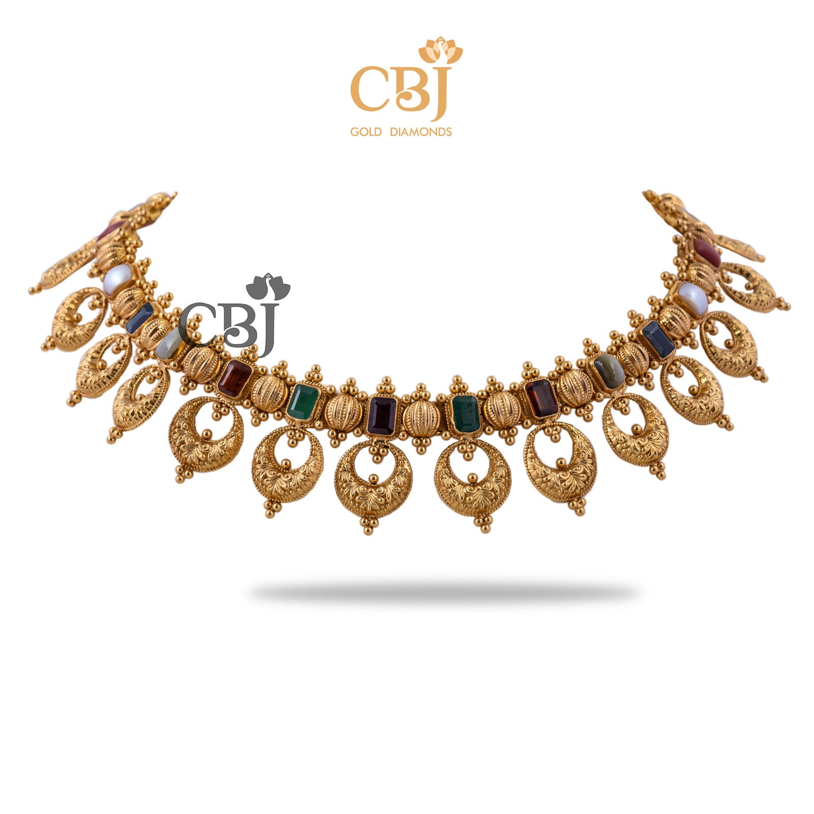 Navratna Chand Necklace