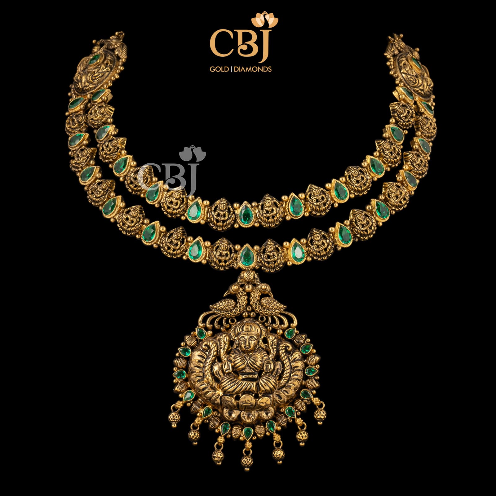 bridal gold necklace design