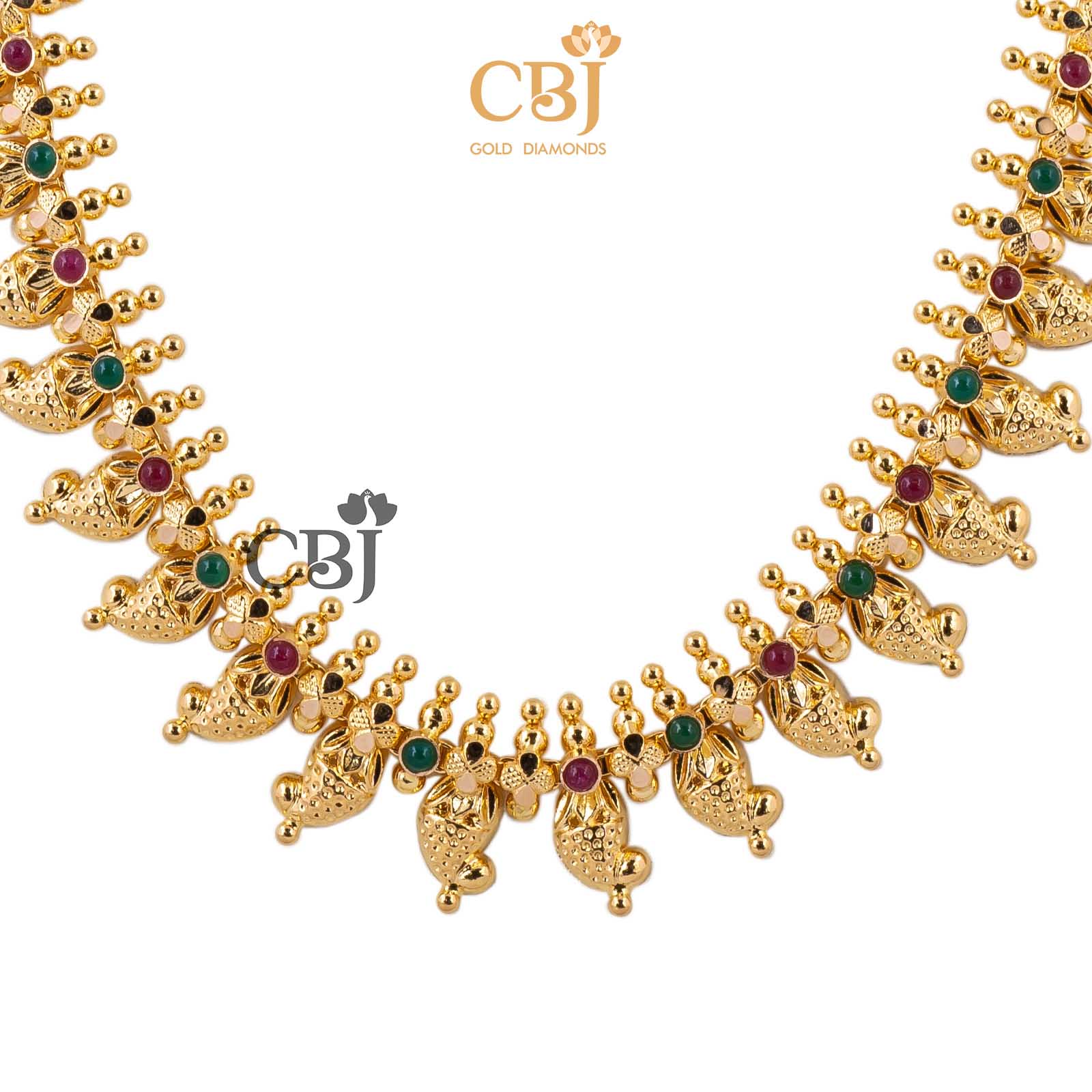long mango haram designs in gold