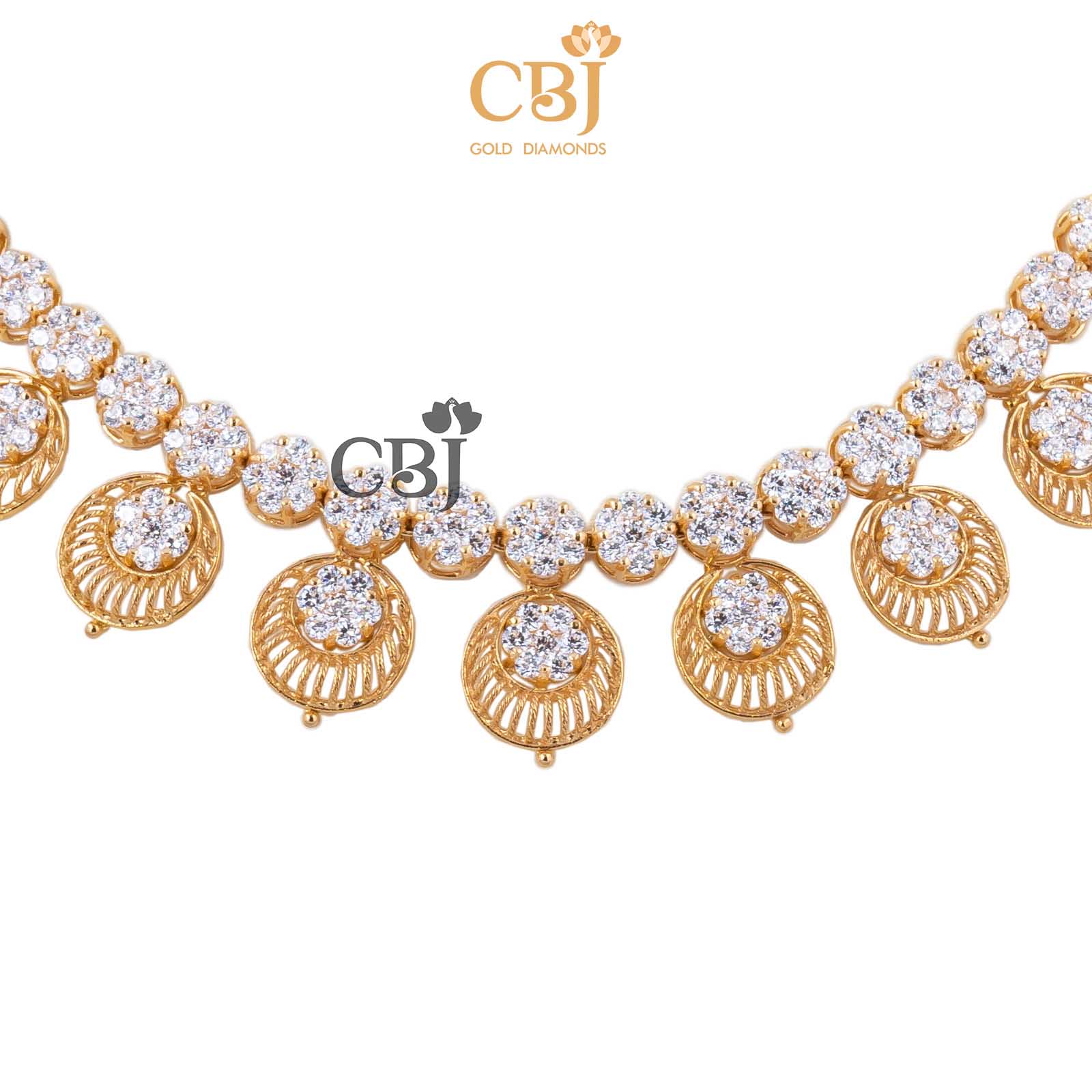 CZ Chand Necklace