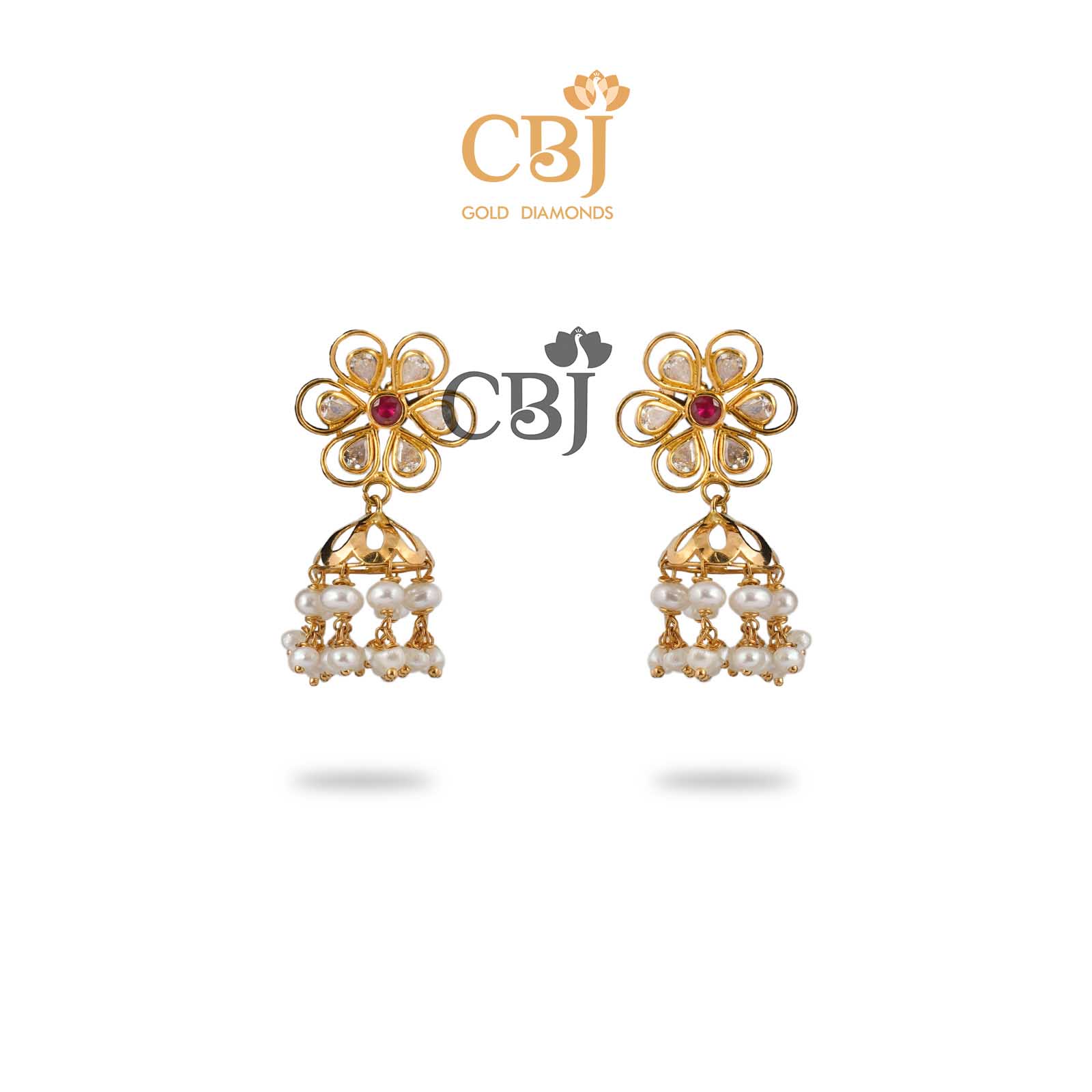 Gold Jhumka Price Starting From Rs 100/Pc. Find Verified Sellers in Meerut  - JdMart
