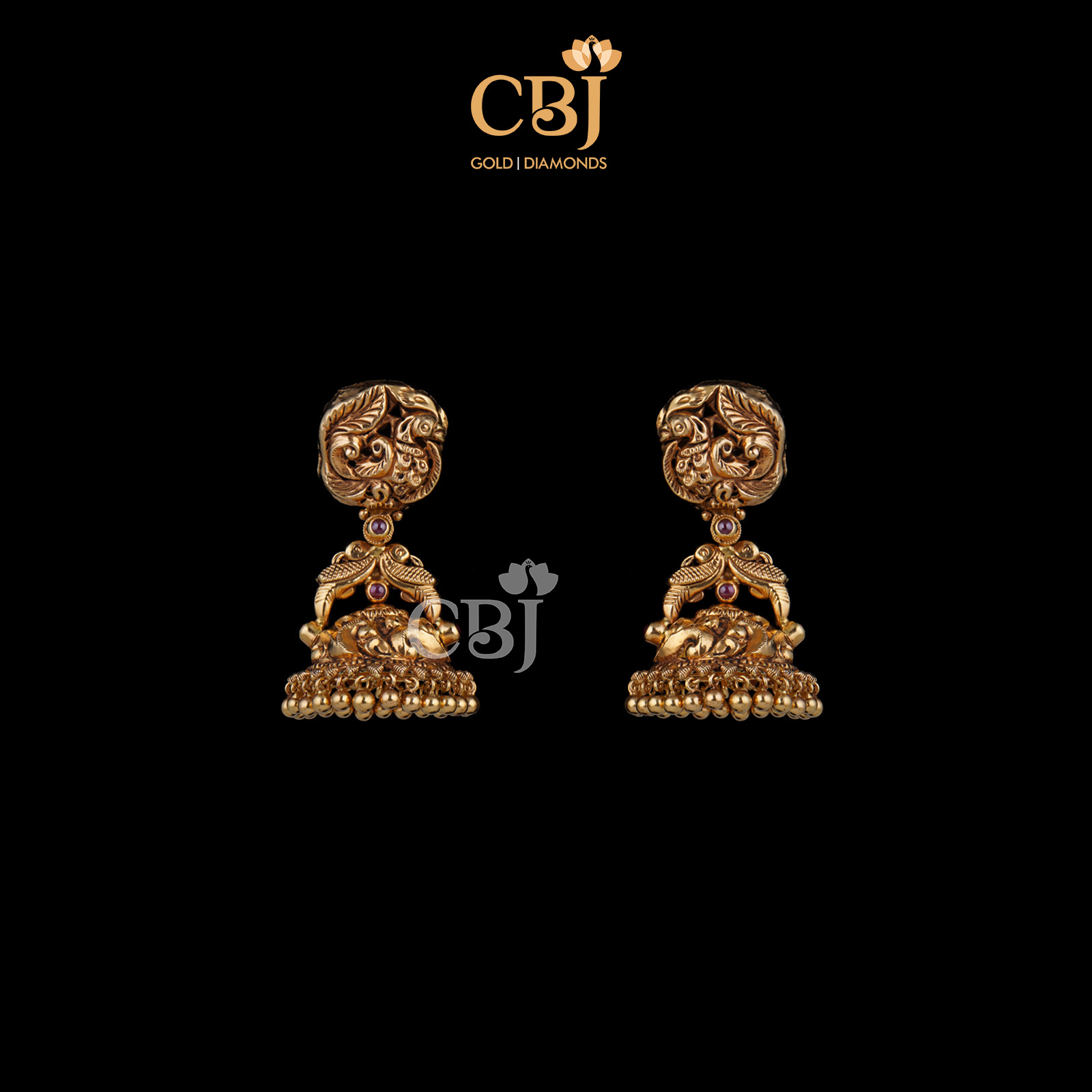 AD Small Jhumkas women at affordable price - Trink Wink Jewels