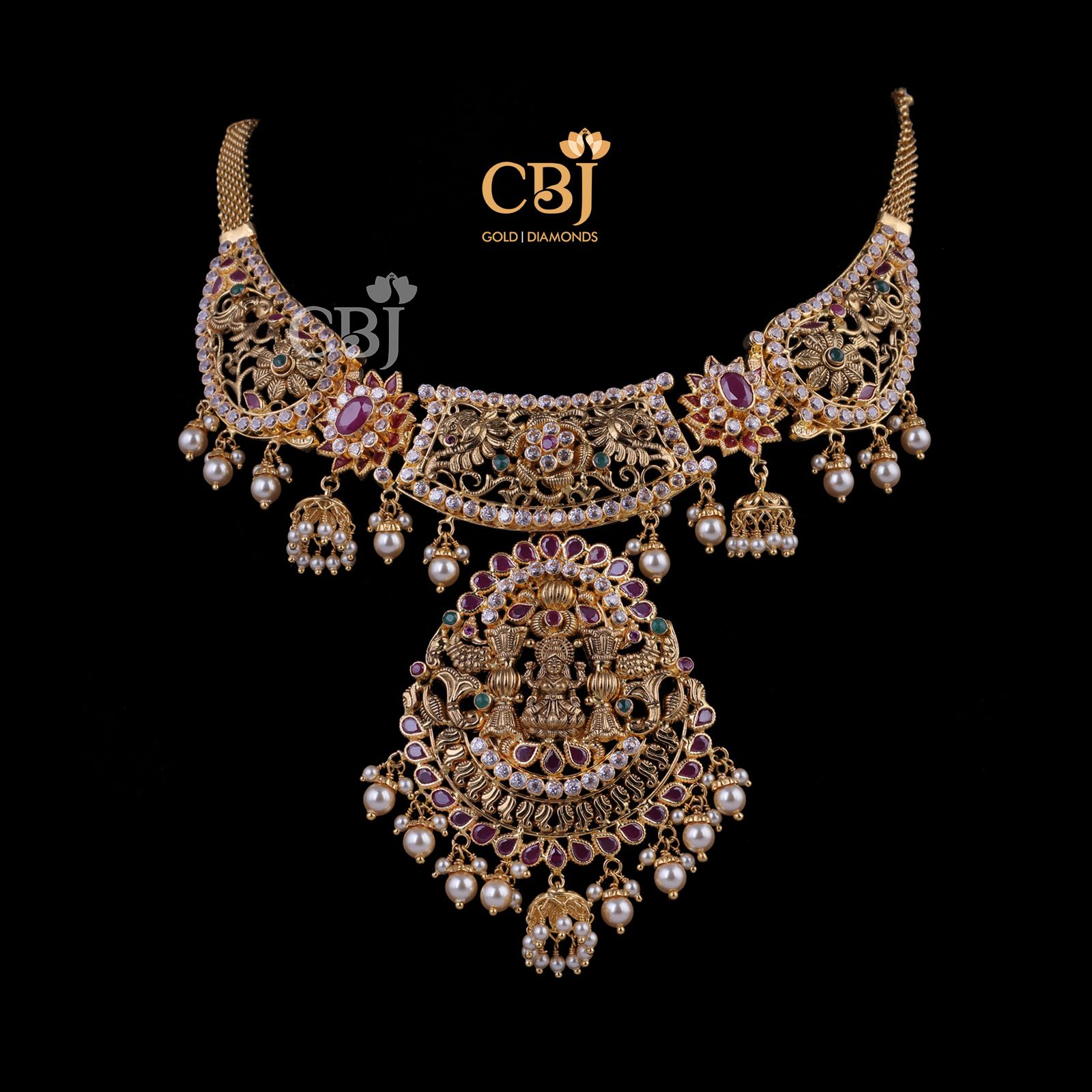 SPE Gold - Mesmerizing Light Weight Gold Necklace Design