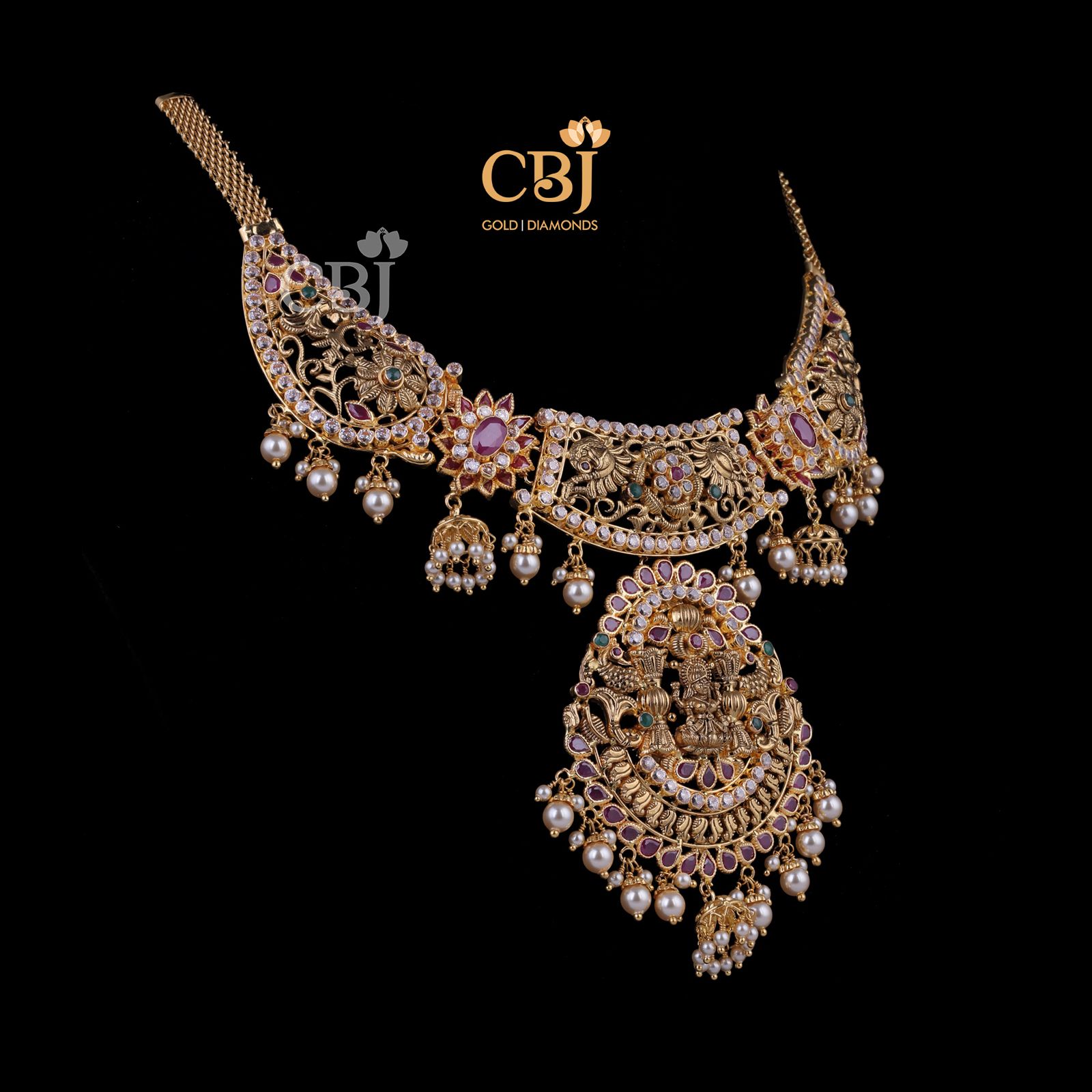 wedding gold necklace design
