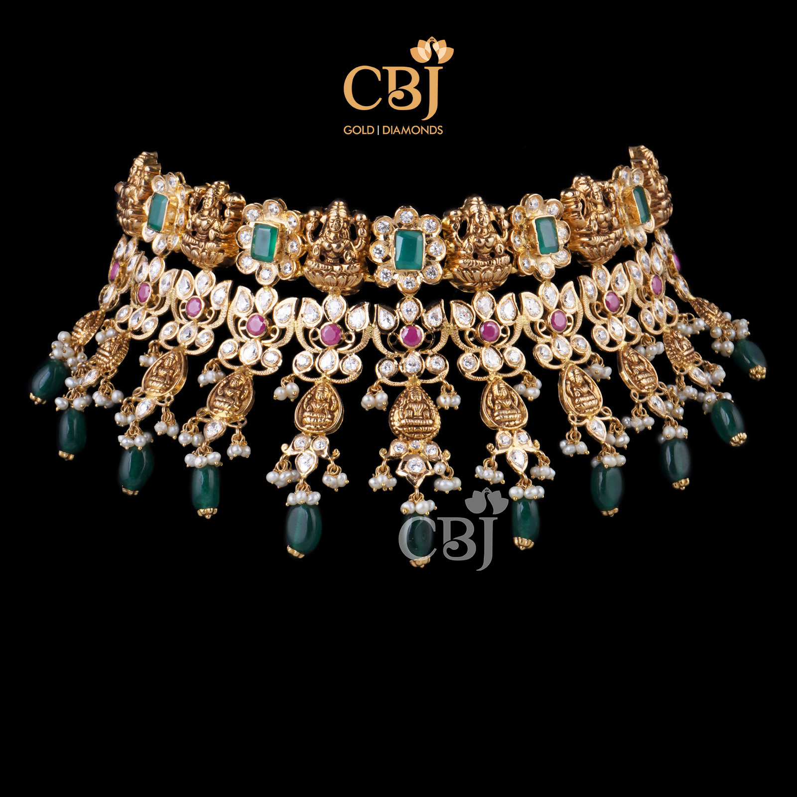 bridal gold choker designs