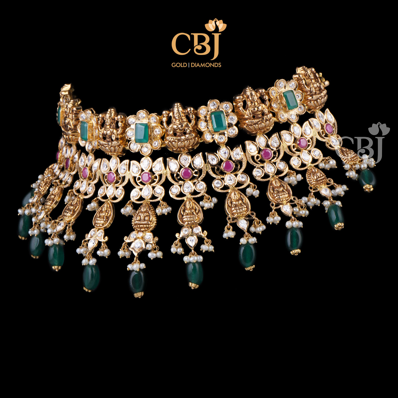 bridal gold choker designs