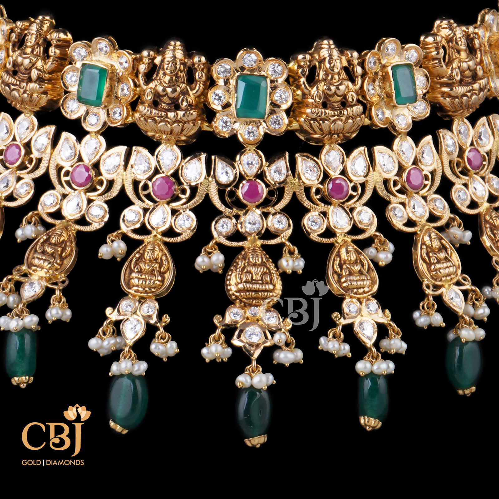 bridal gold choker designs