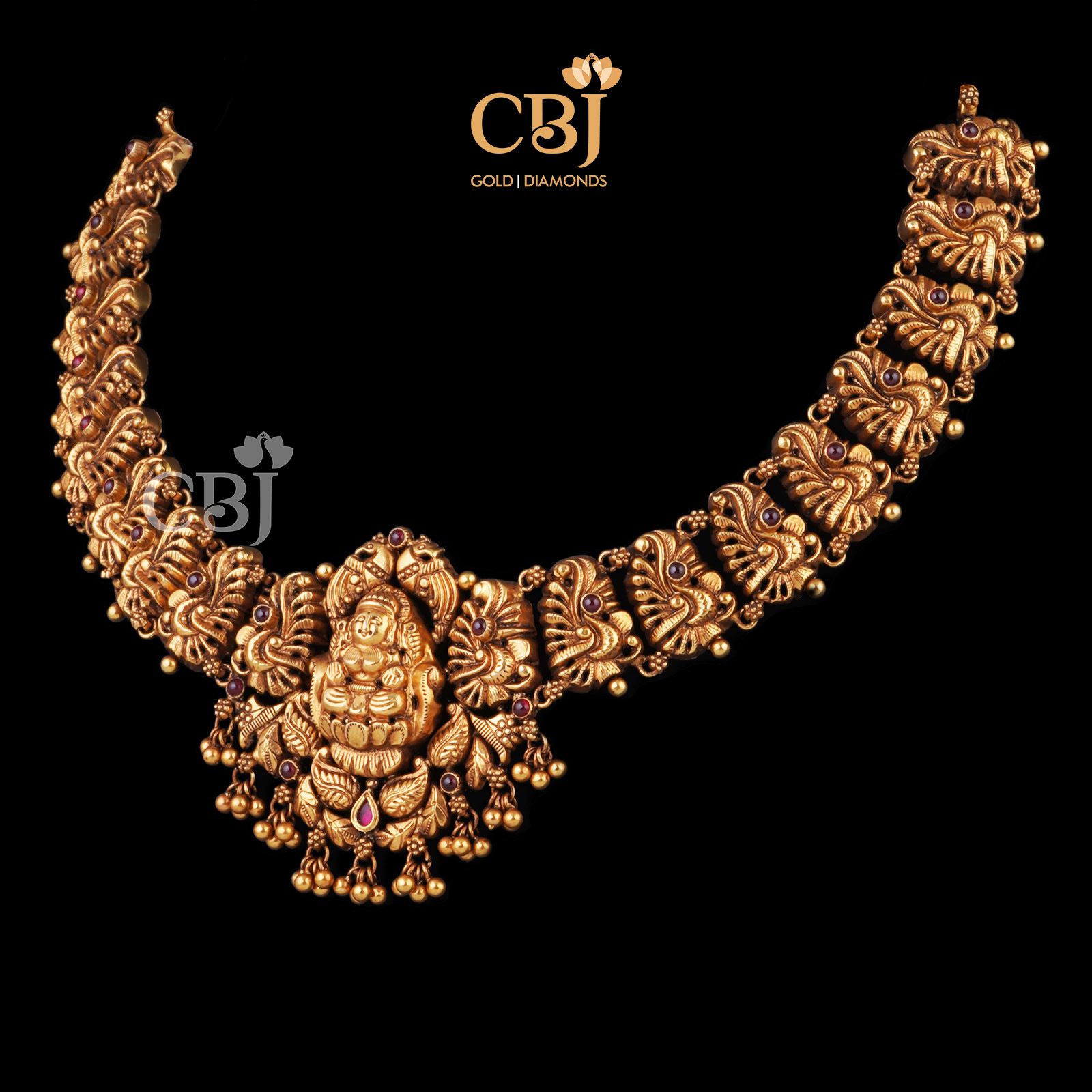 peacock antique gold pendant