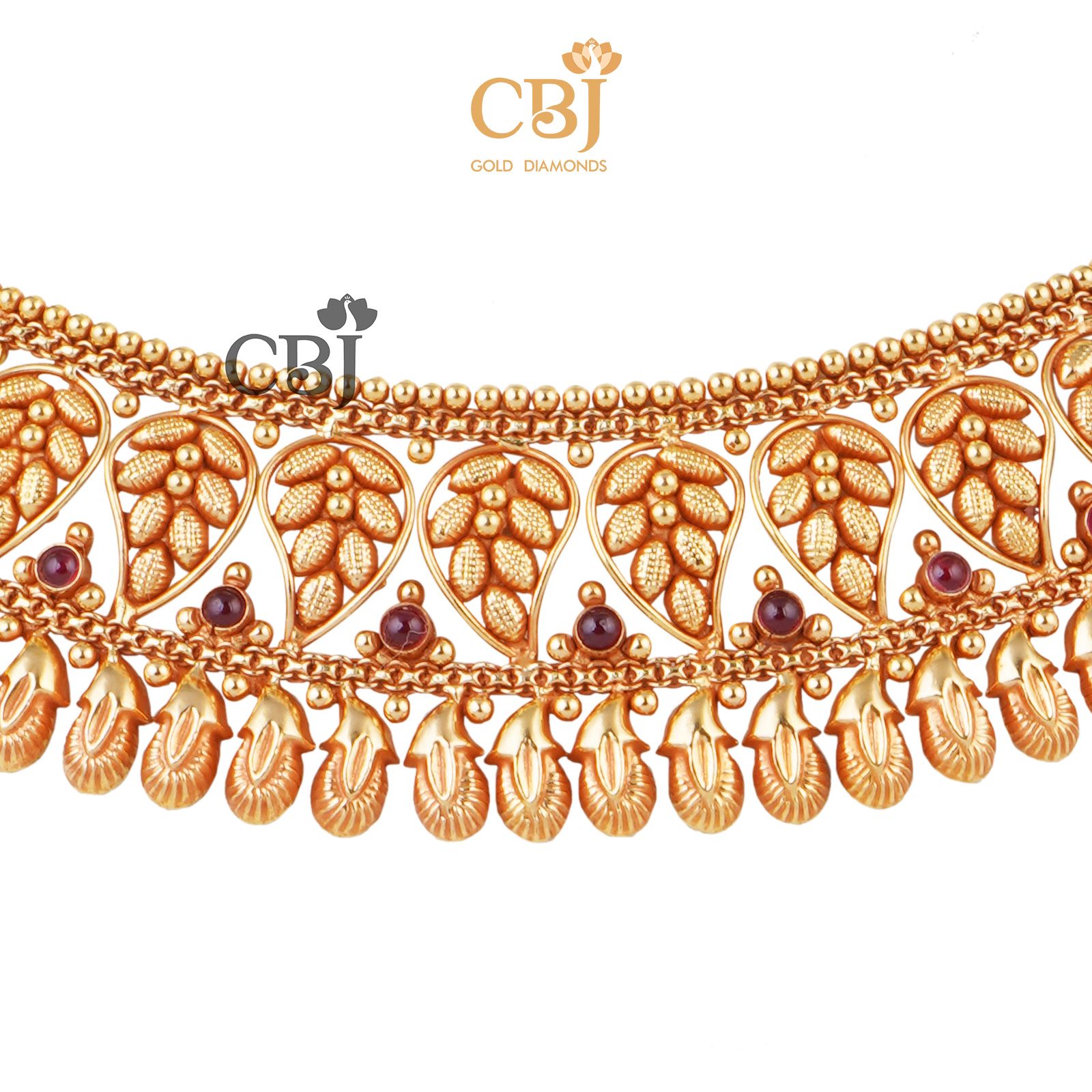 simple antique gold choker necklace