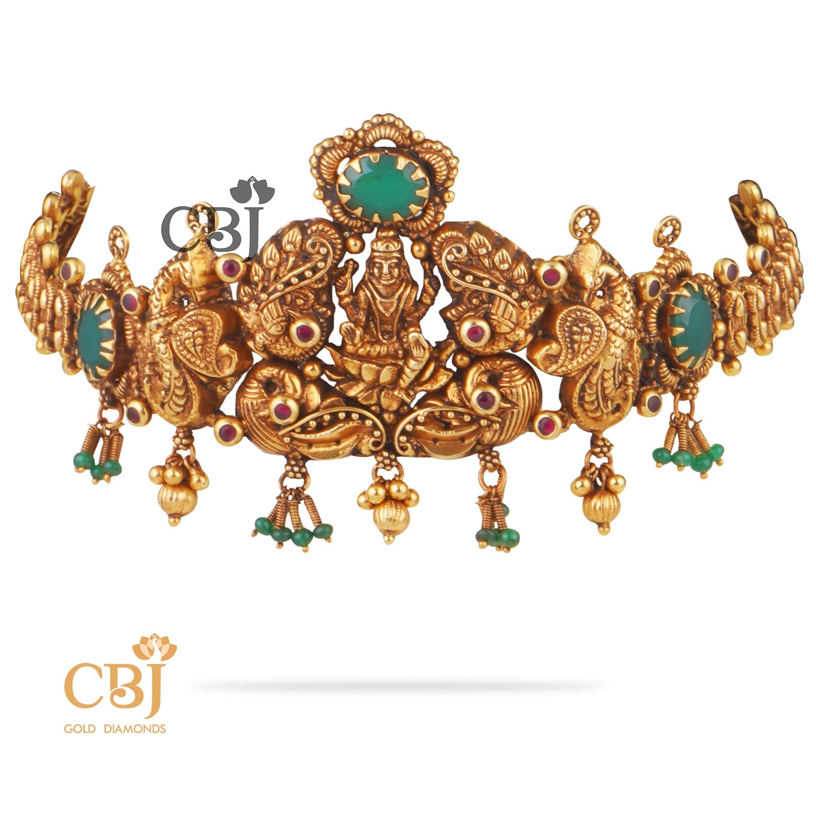 gold bajubandh design