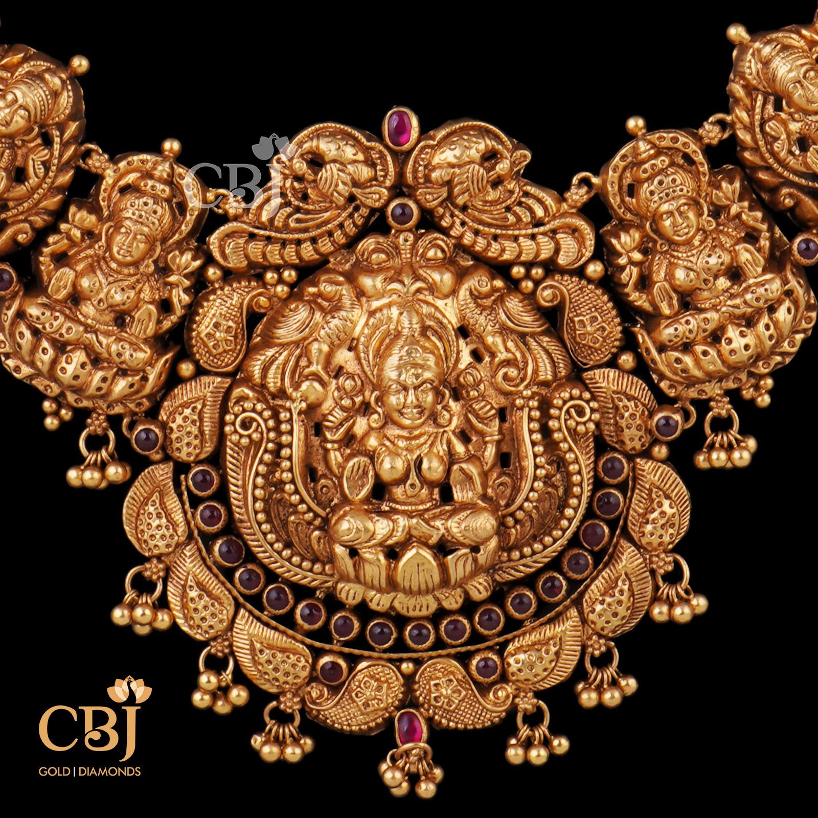 antique temple necklace