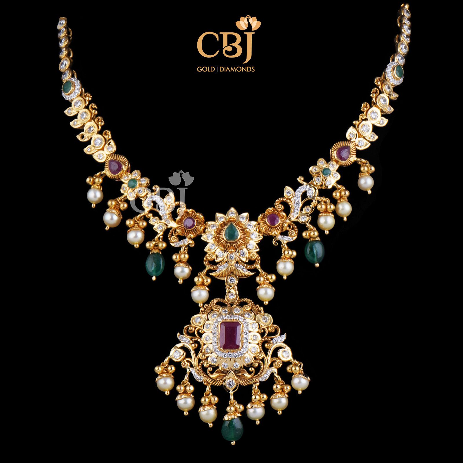 Grand CZ Pachi Short Necklace