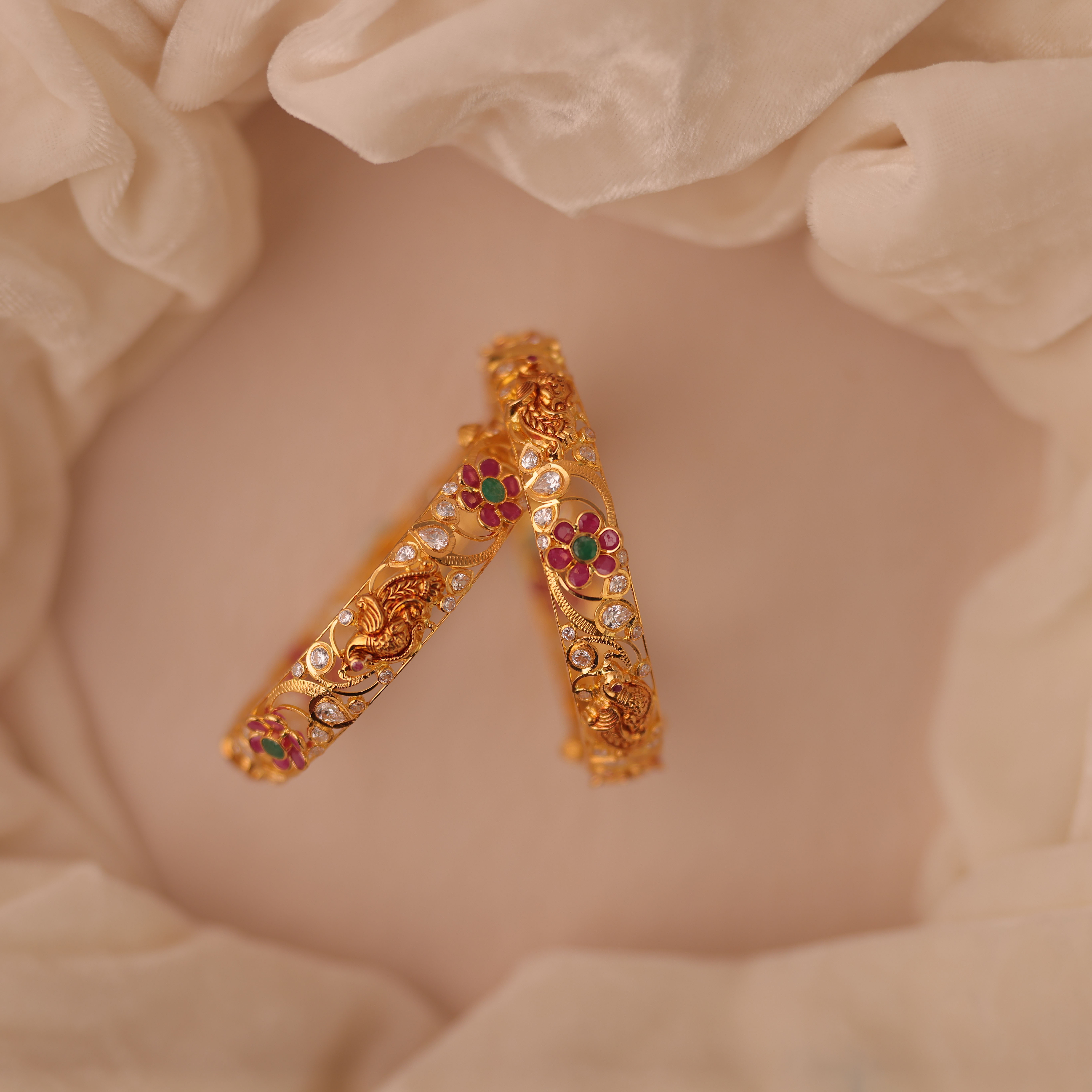 Mayura CZ Pachi Bangles
