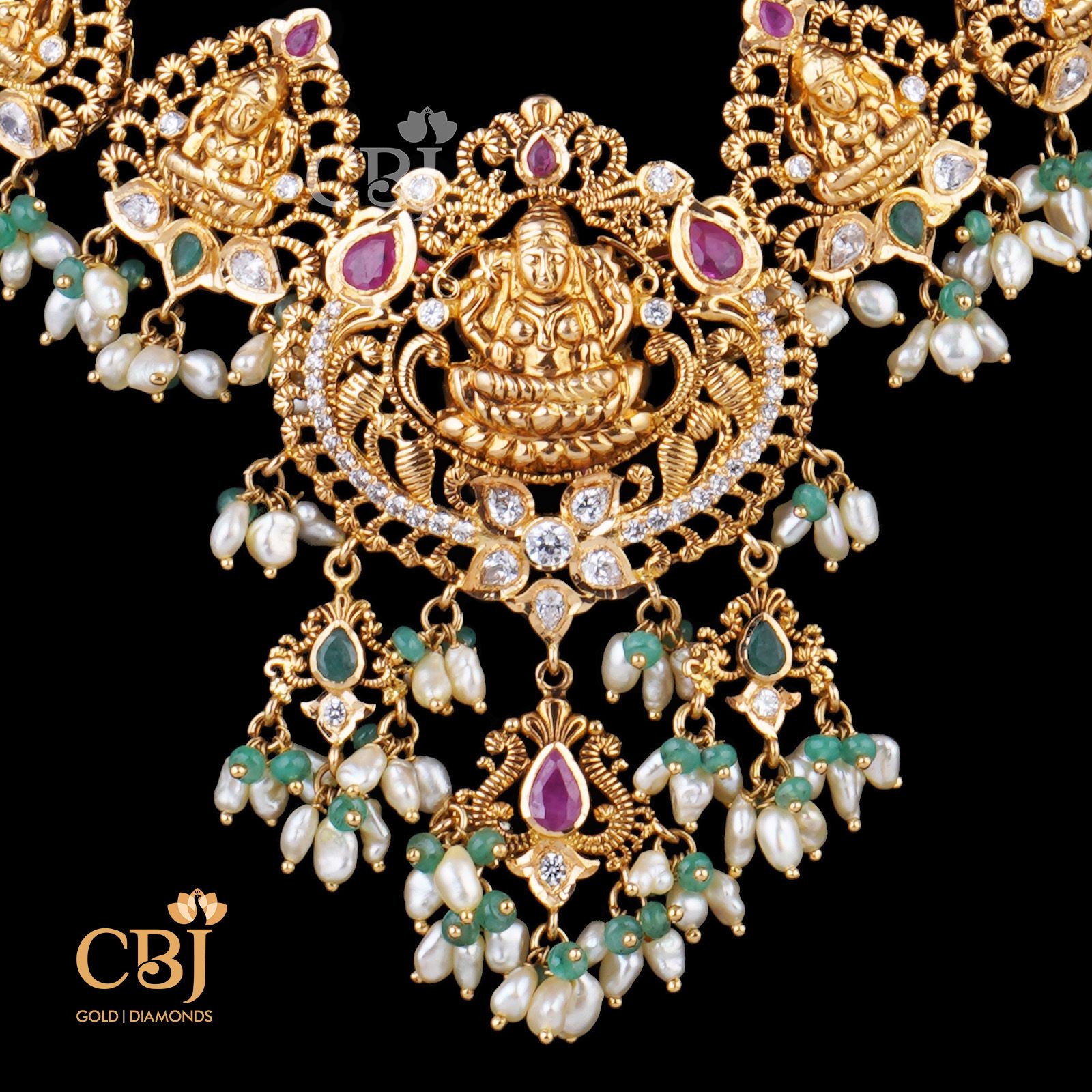 Mahalakshmi Bajubandh Cum Choker Guttapusalu