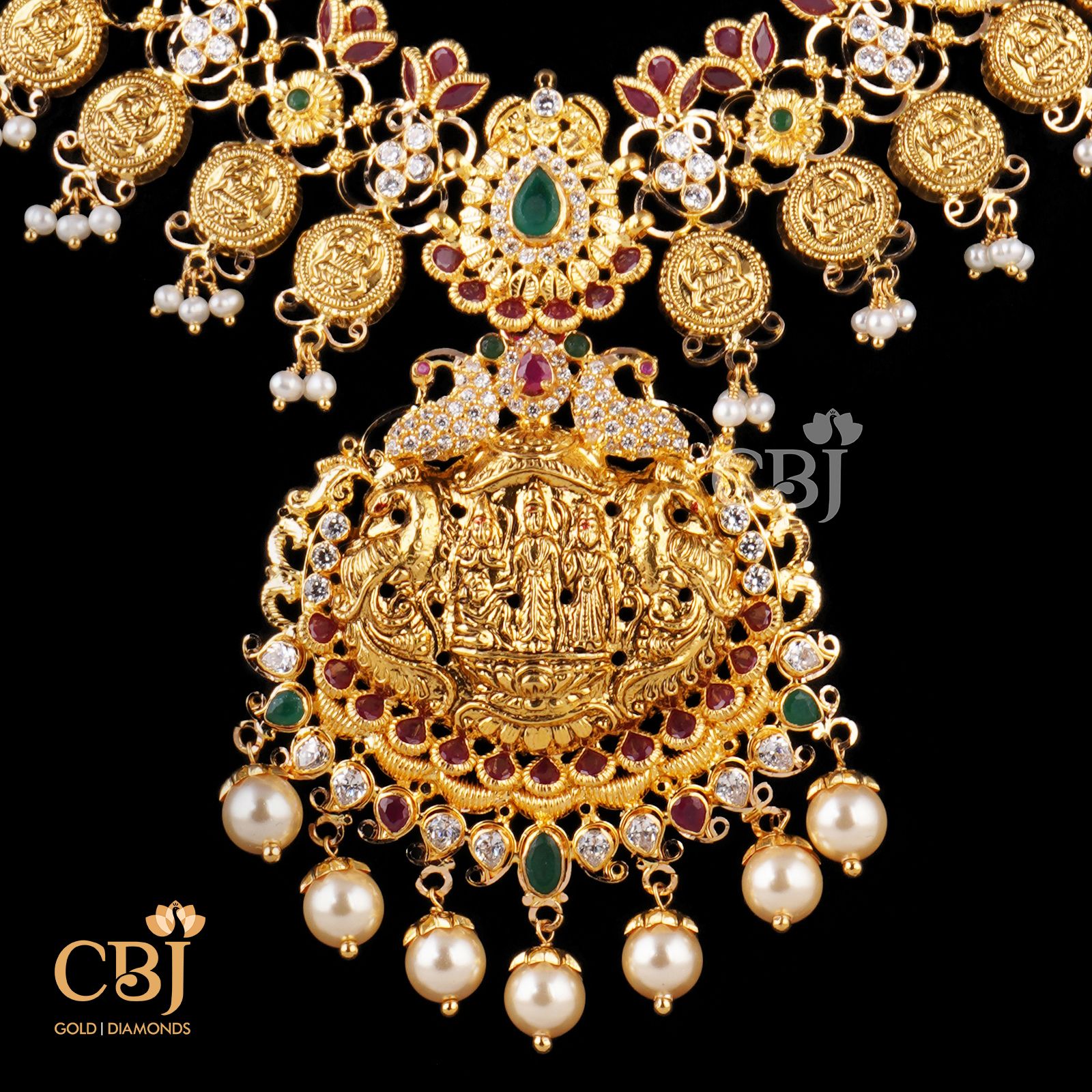 short kasu mala necklace