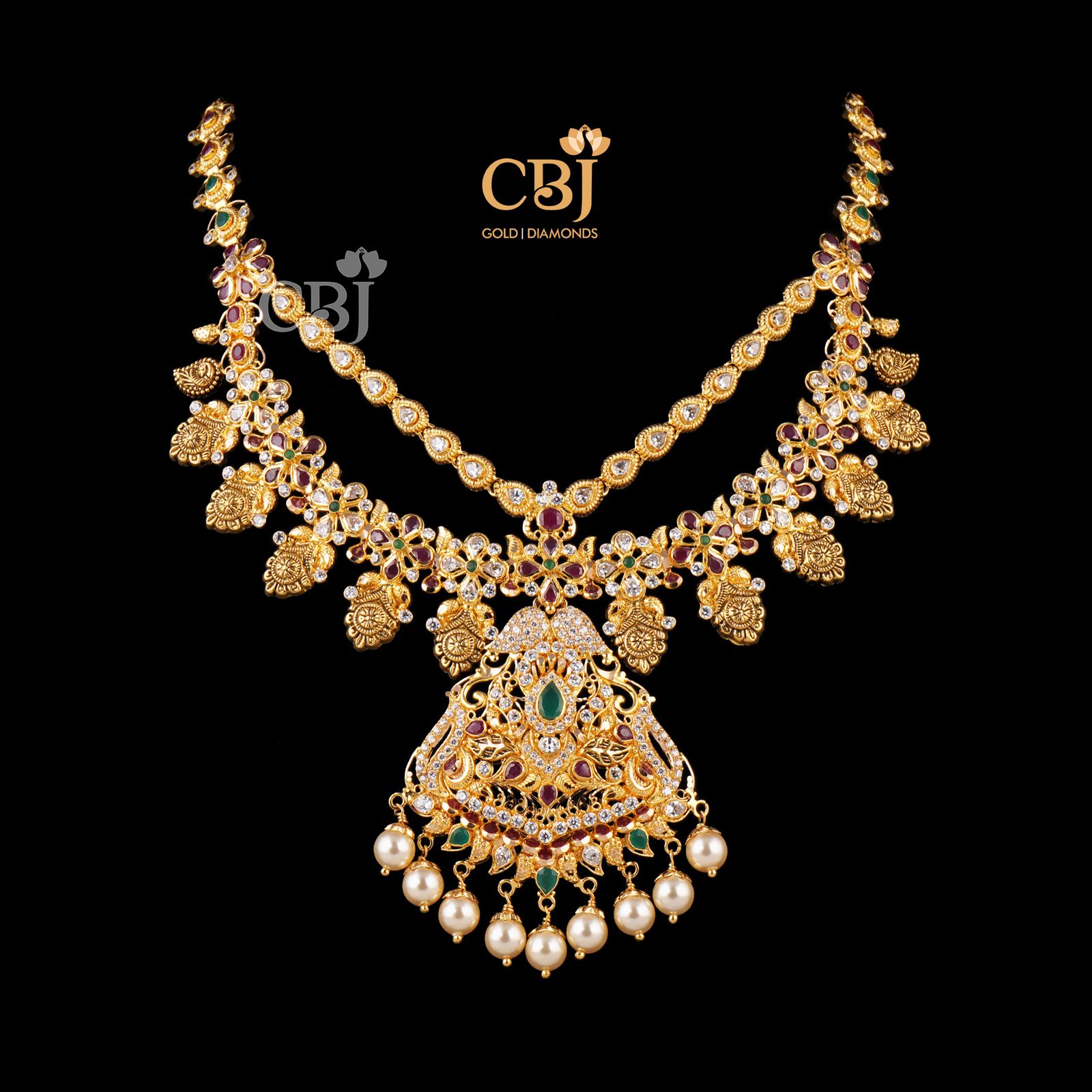 ruby and emerald necklace