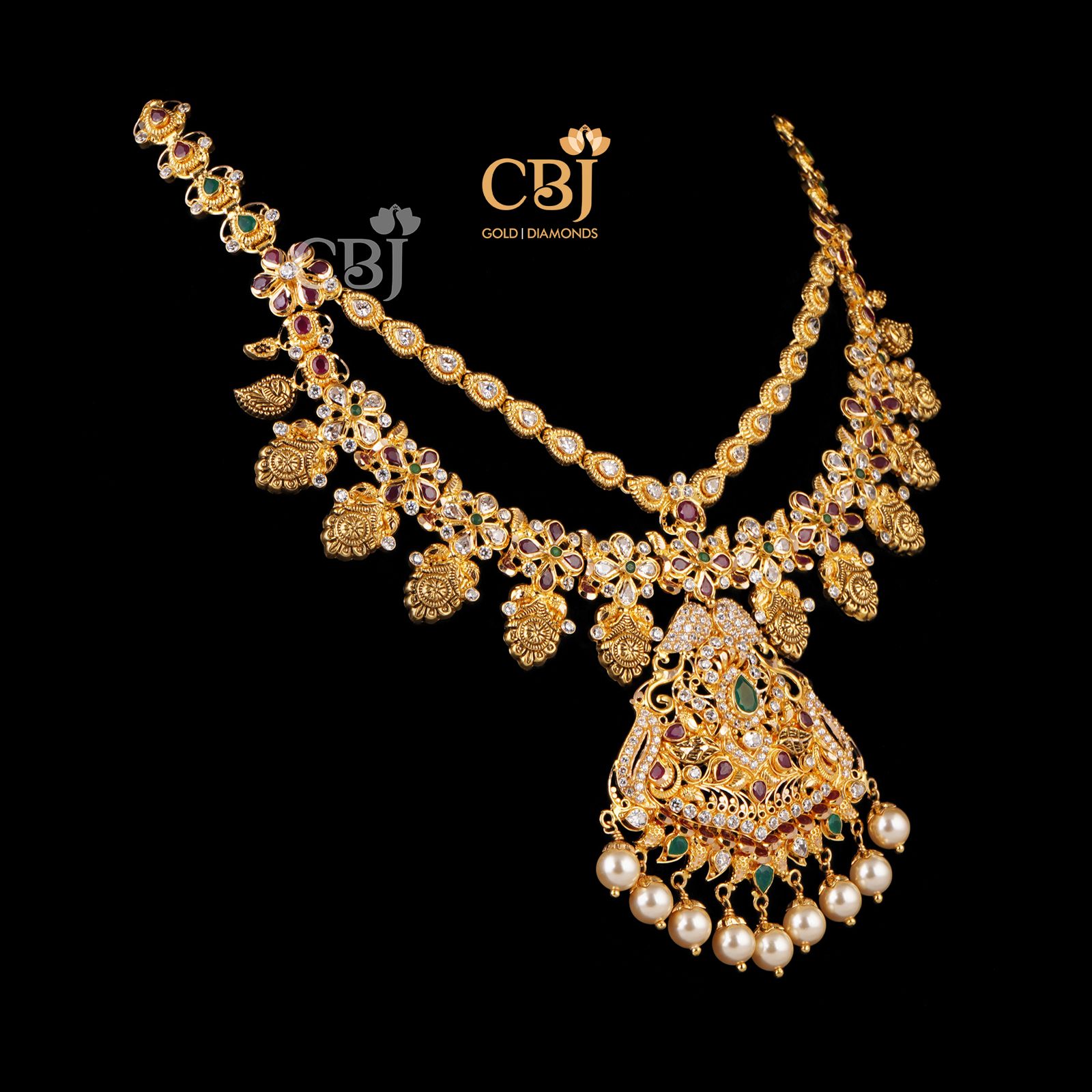 ruby and emerald necklace