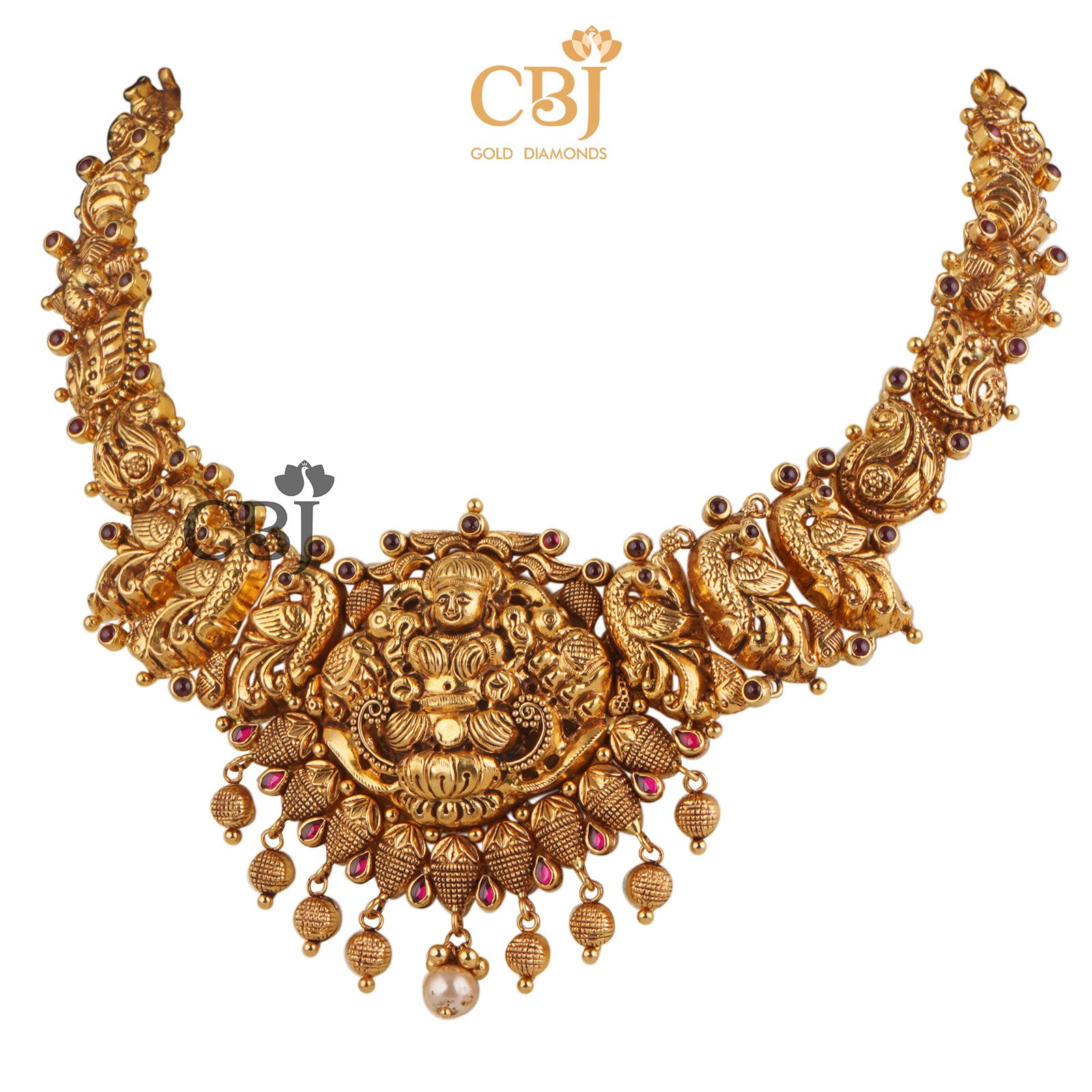 This classy lightweight antique nakashi necklace is not just a choice