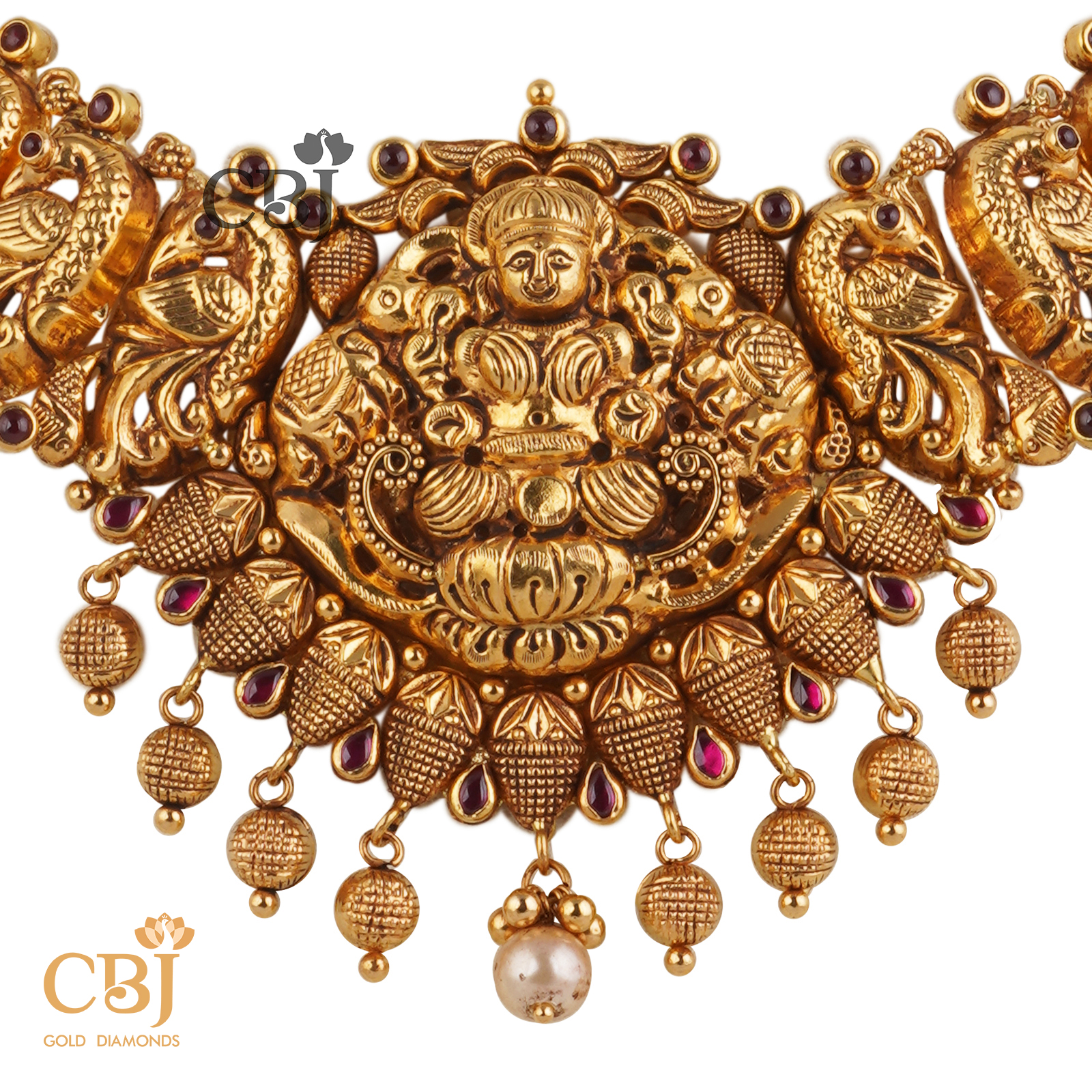 This classy lightweight antique nakashi necklace is not just a choice