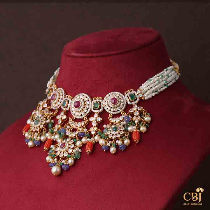 A resplendent design from the artisans of CBJ. Designer beads collection from CBJ.