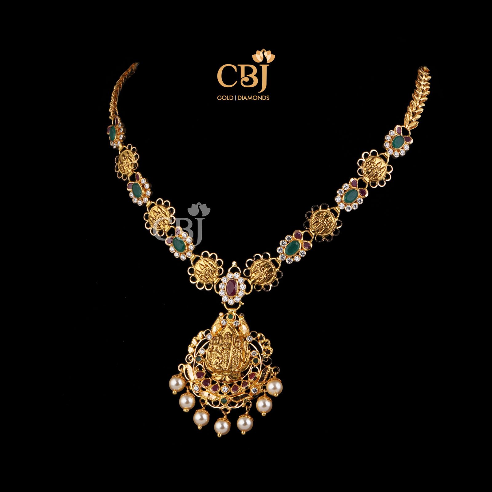 A slim and sleek traditional design studded with rubies