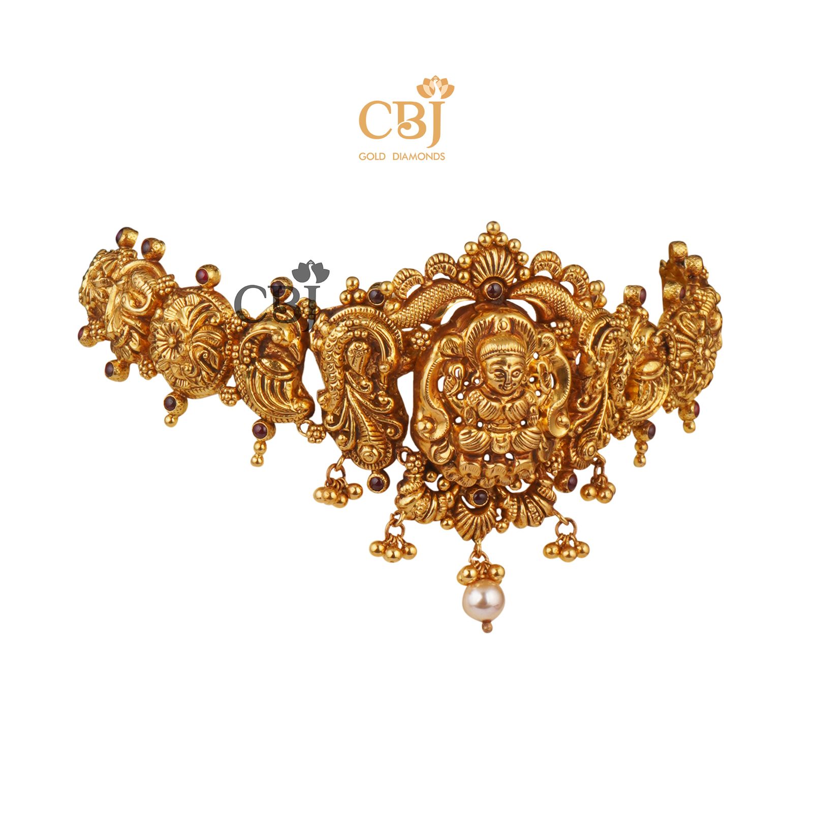 An antique multi-purpose bajuband/choker featuring a traditional design.