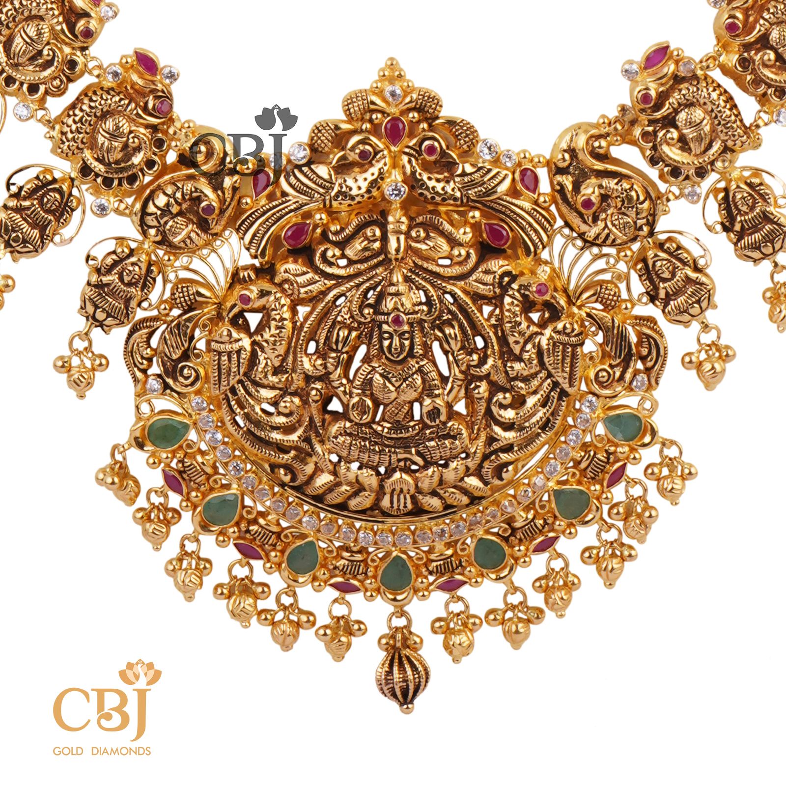 Light weight multi coloured haram studded with a combination of stones.