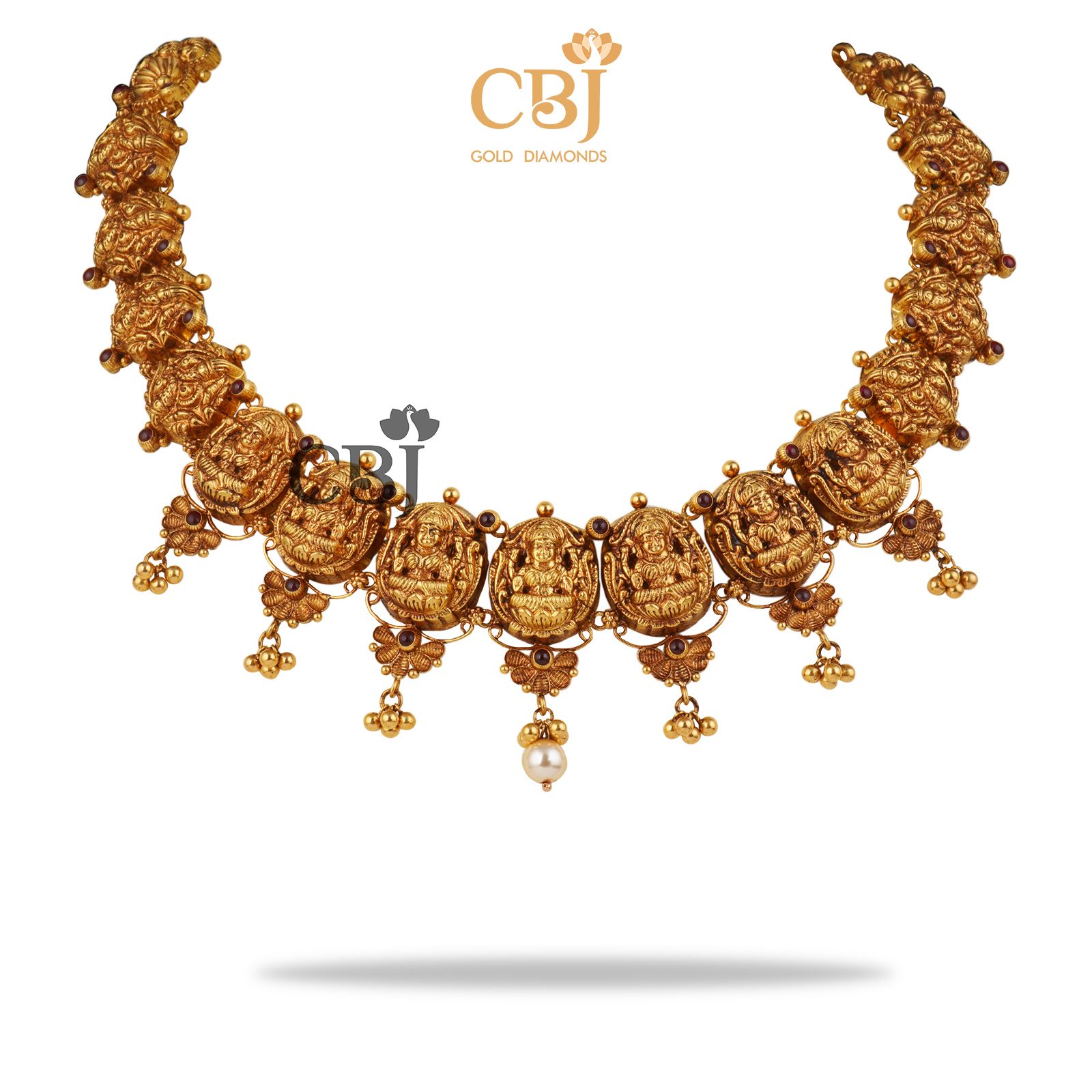 Classic nakashi necklace in true antique finish.