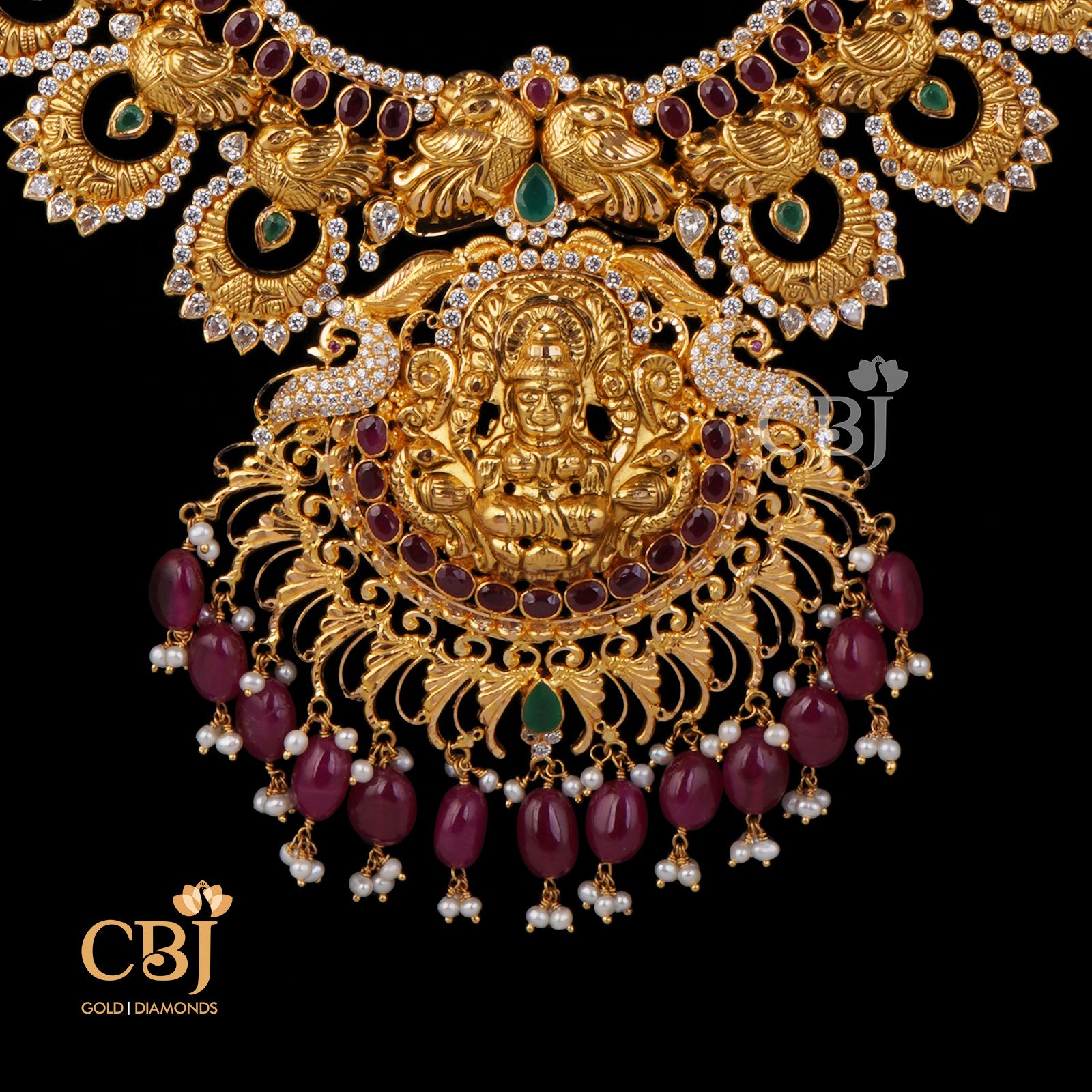 An elite traditional U-haram studded with rubies