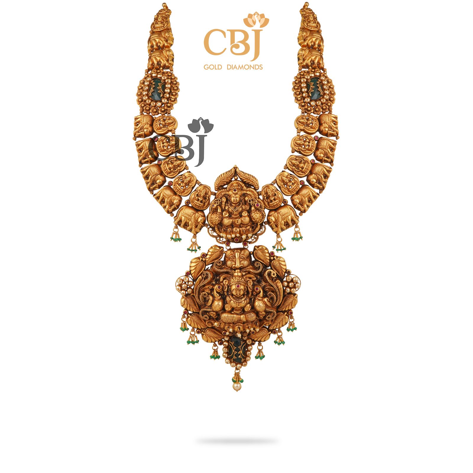 Featuring grandeur in design, this antique nakashi U-Haram is a perfect bridal fit.