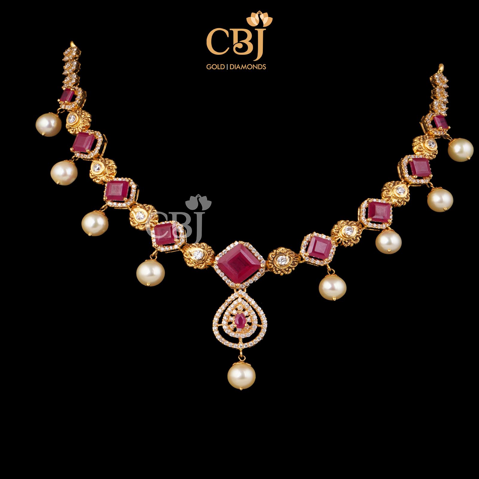 DESIGNER CZ JEWELLERY LONG NECKLACE SET UC-NEW3236 – Urshi Collections