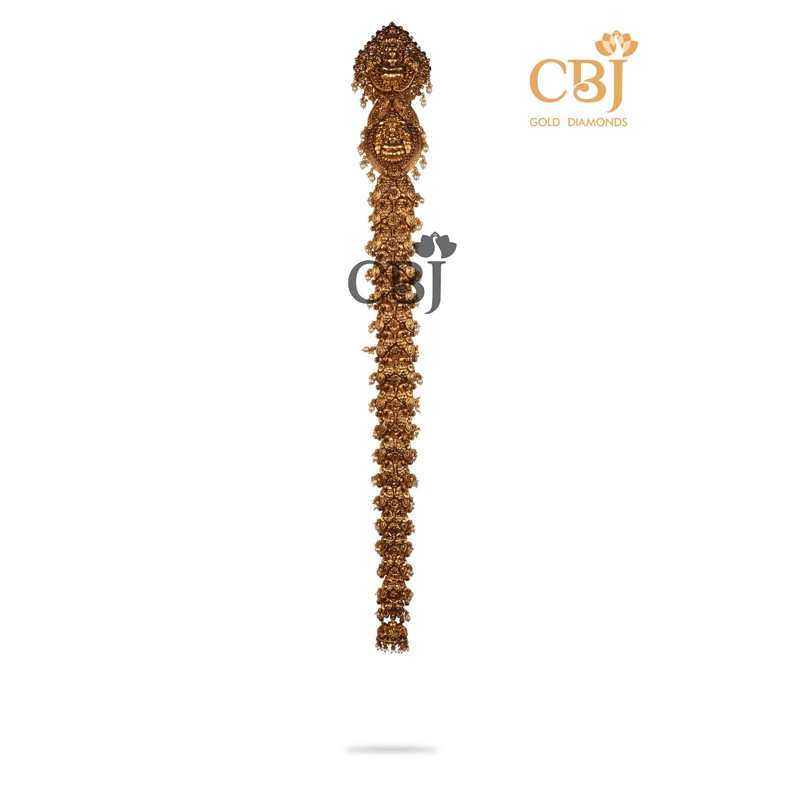 A bridal must-have. Antique Jada With Jhumka drop for your special day.