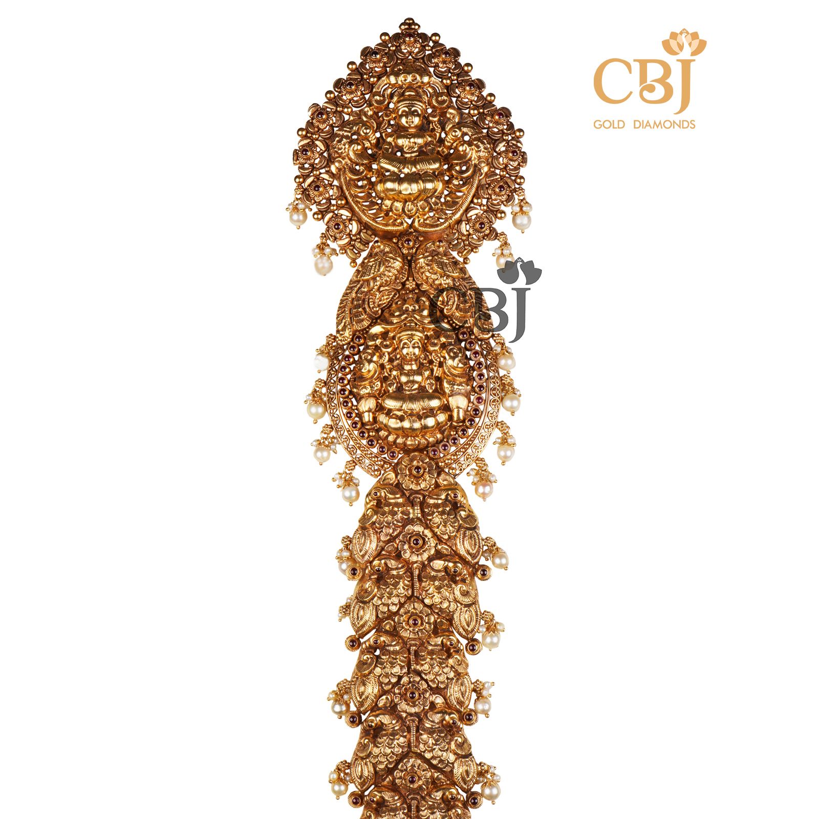 A bridal must-have. Antique Jada With Jhumka drop for your special day.