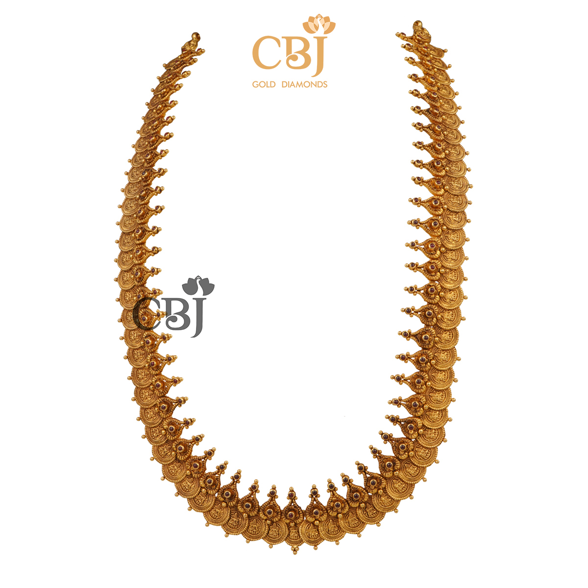 Antique kasumala featuring motifs in ruby potas.