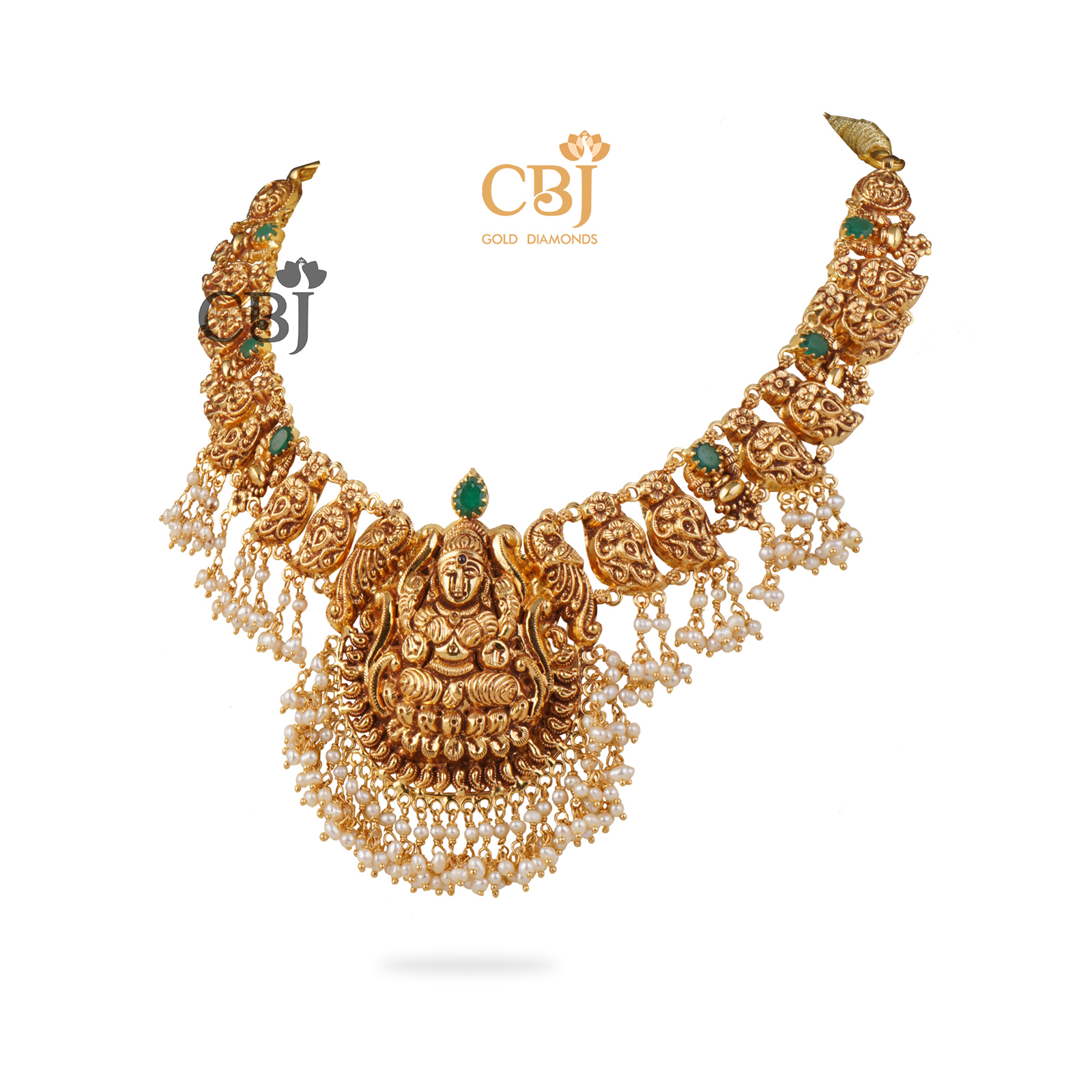 A stunning piece of nakashi jewellery decorated with fine micro-pearls.