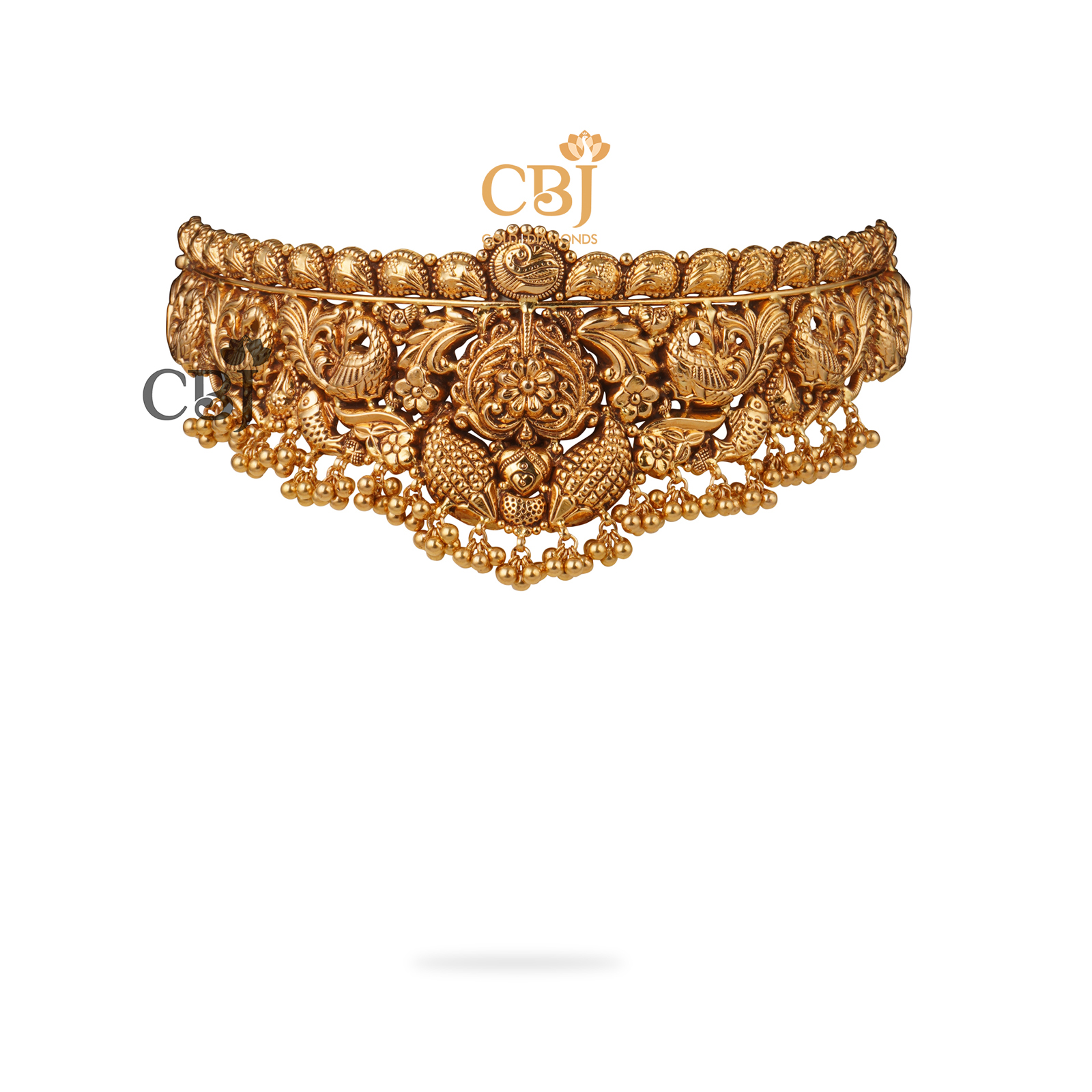 A bold, stunning, statement nakashi choker that is sure to grab anyone's attention.