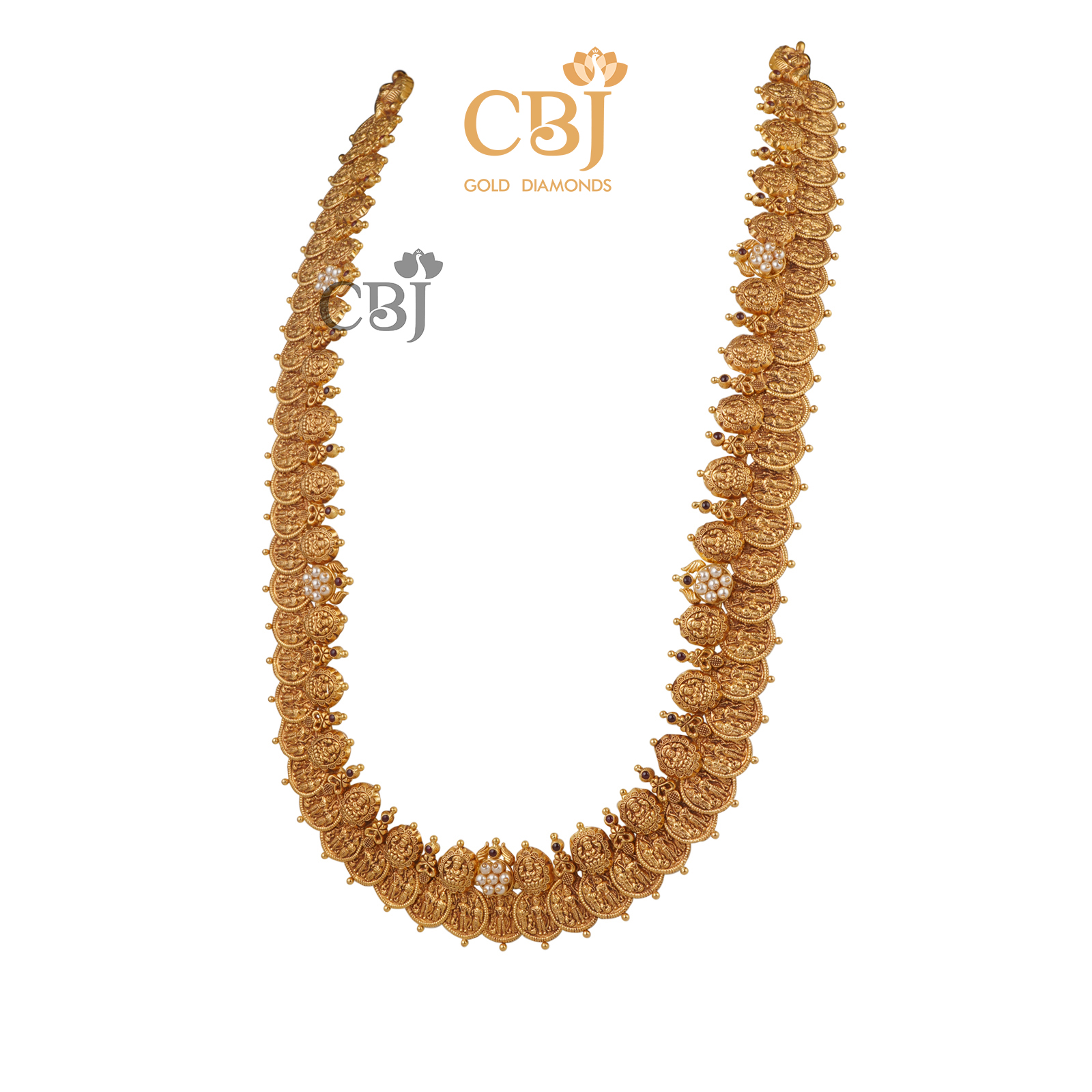 Antique kasumala studded with pearls and ruby potas.