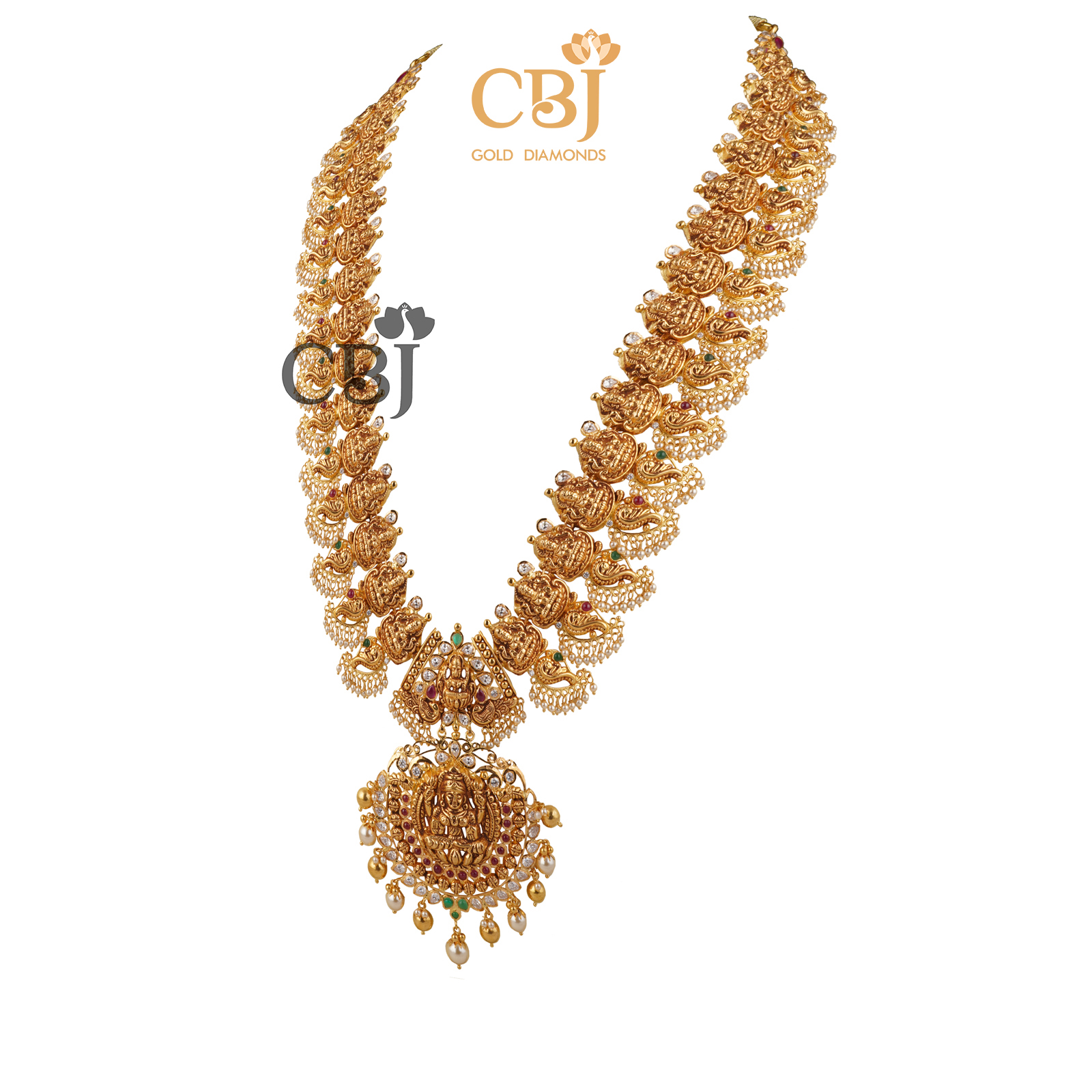 A fine guttappusalu with a combination of stones like rubies