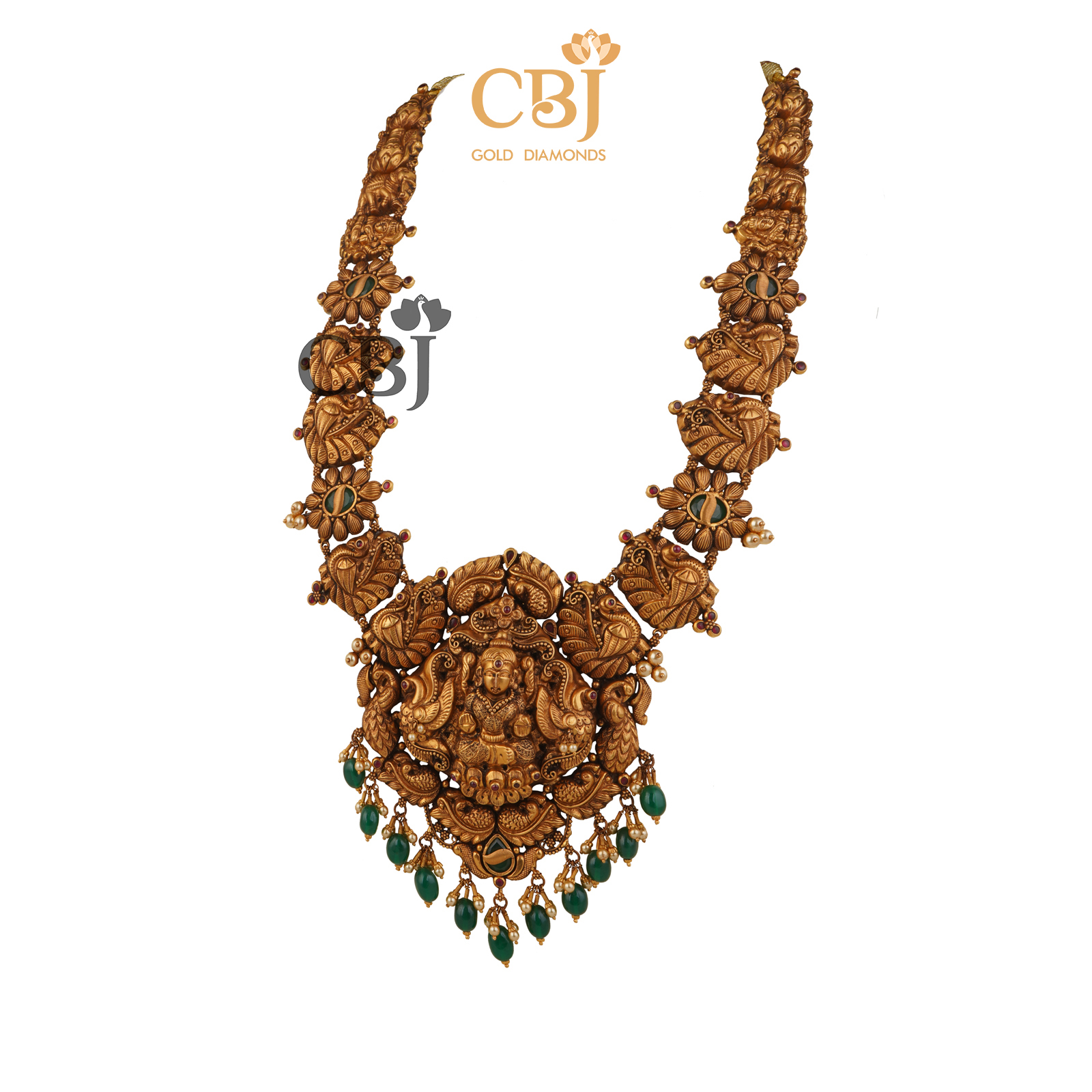 Another stunning piece from our antique haram collection featuring emerald stones.