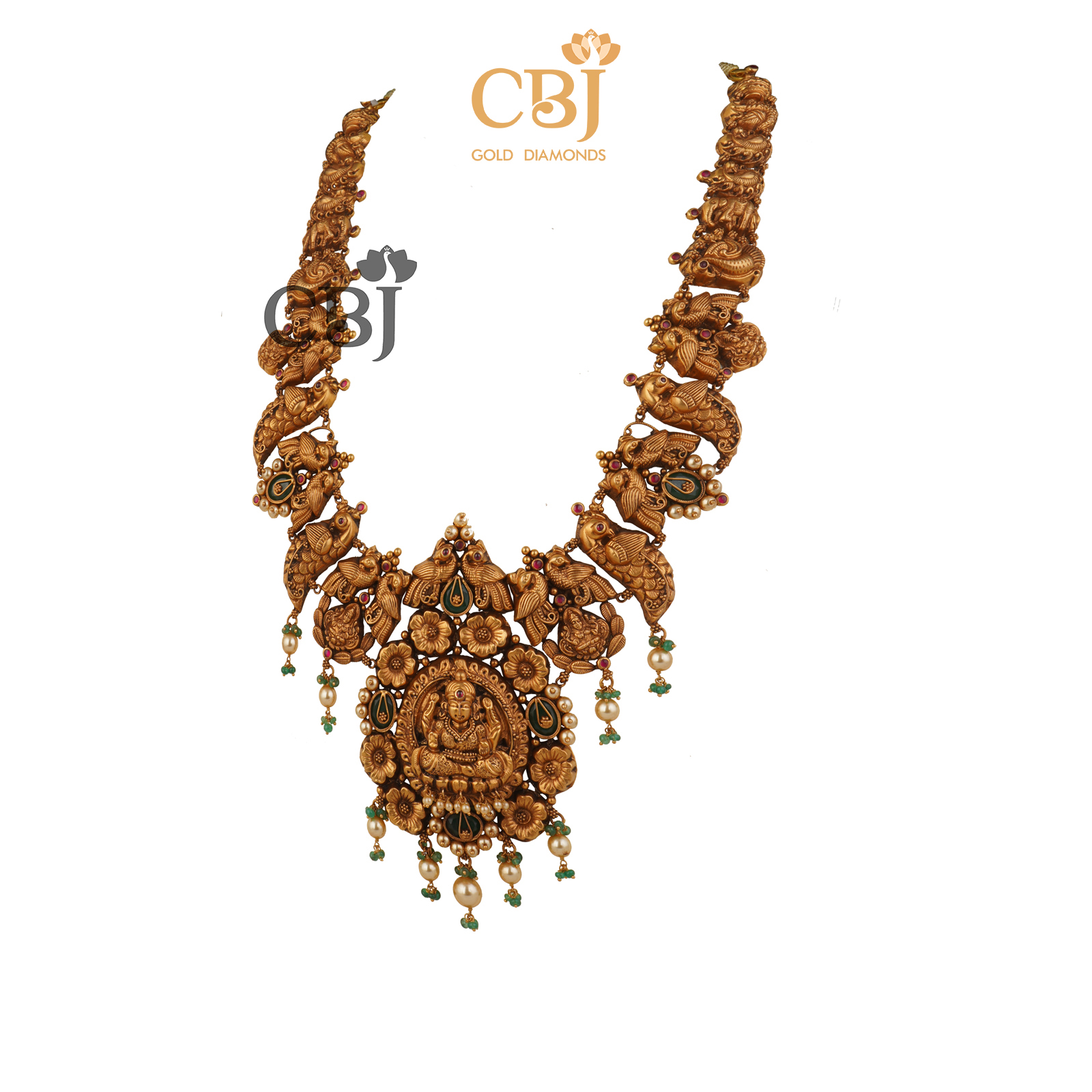 An intricate deep nakas haram featuring divine and floral motifs.